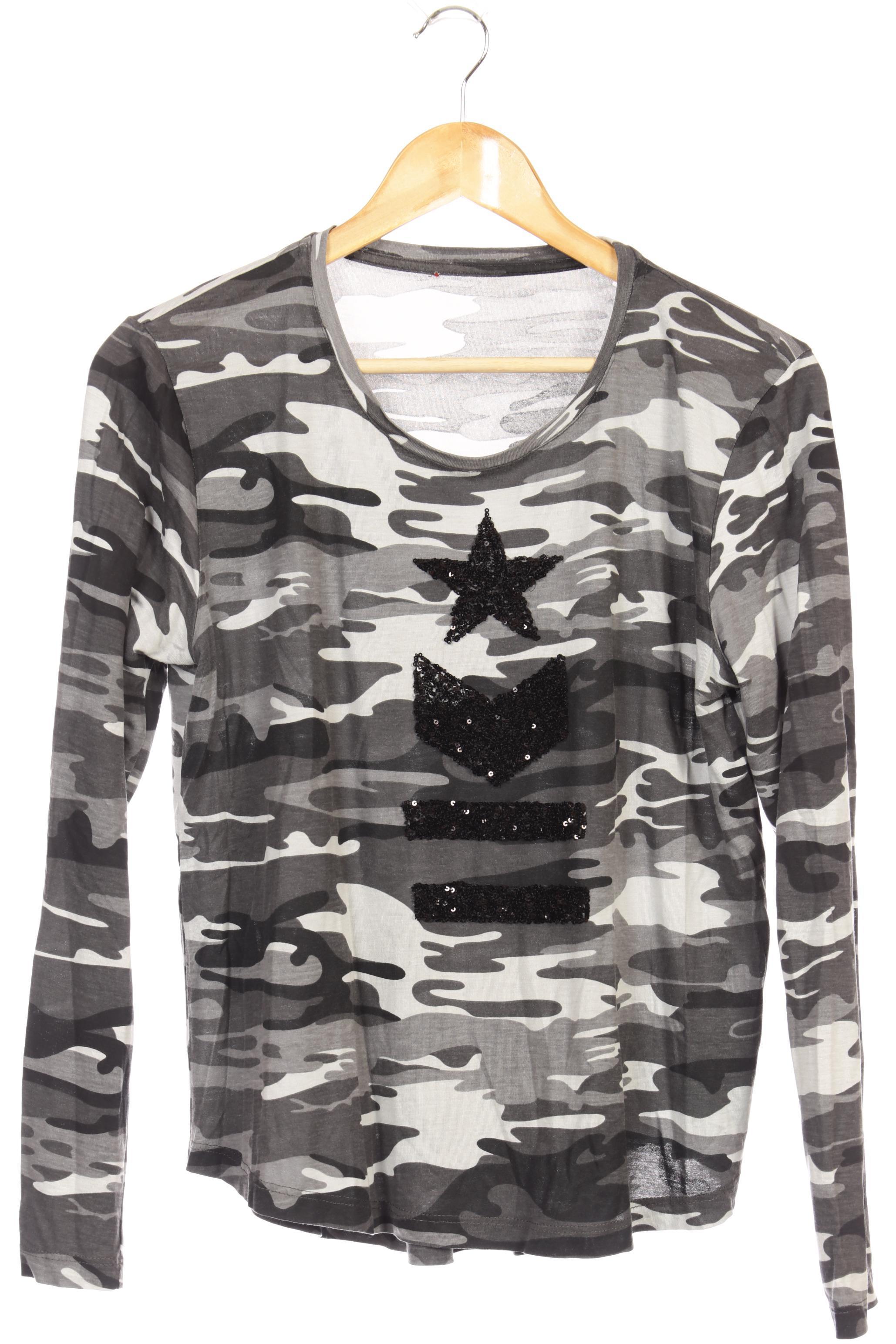 

Guess Damen Langarmshirt, grau, Gr.