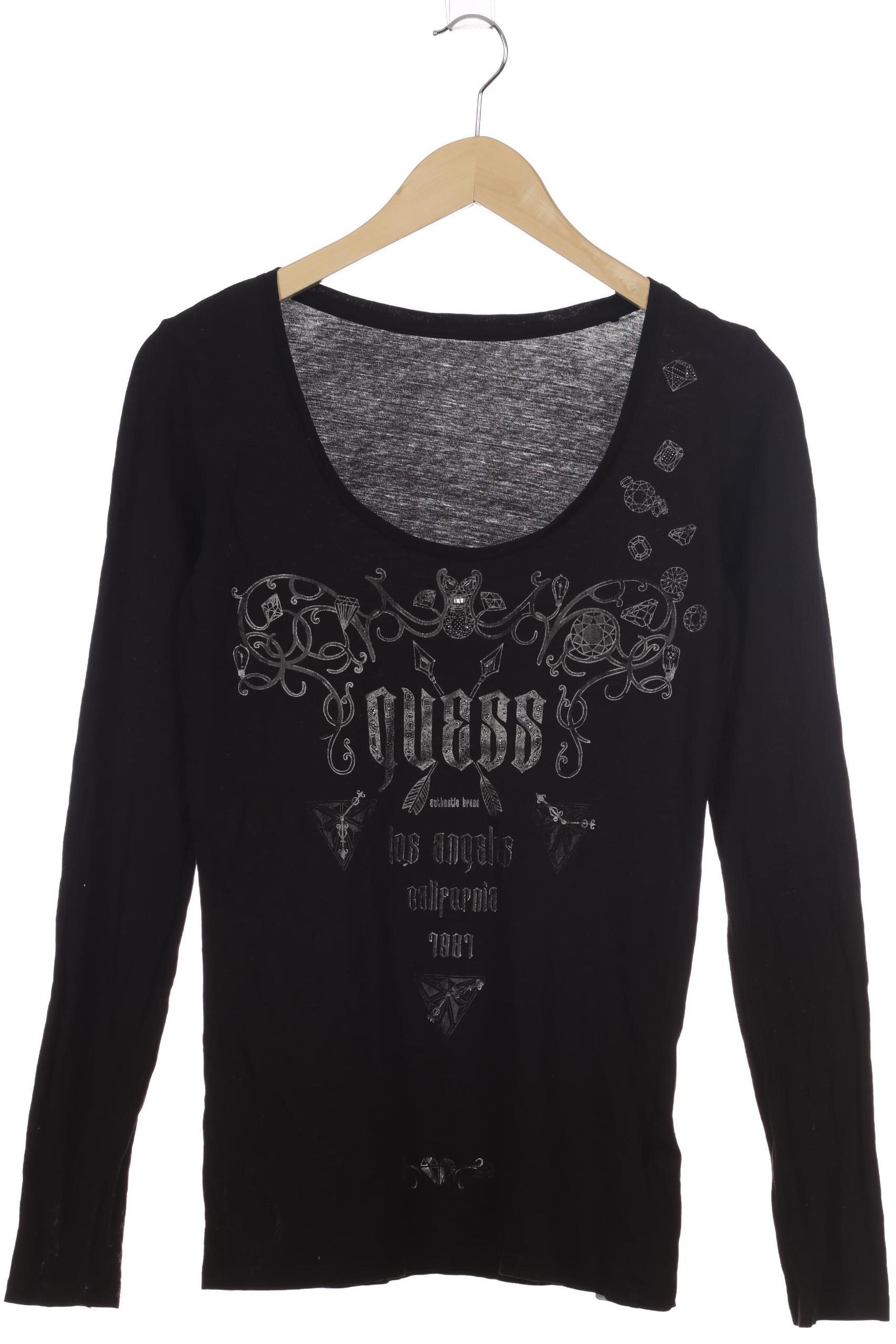 

Guess Damen Langarmshirt, schwarz, Gr.