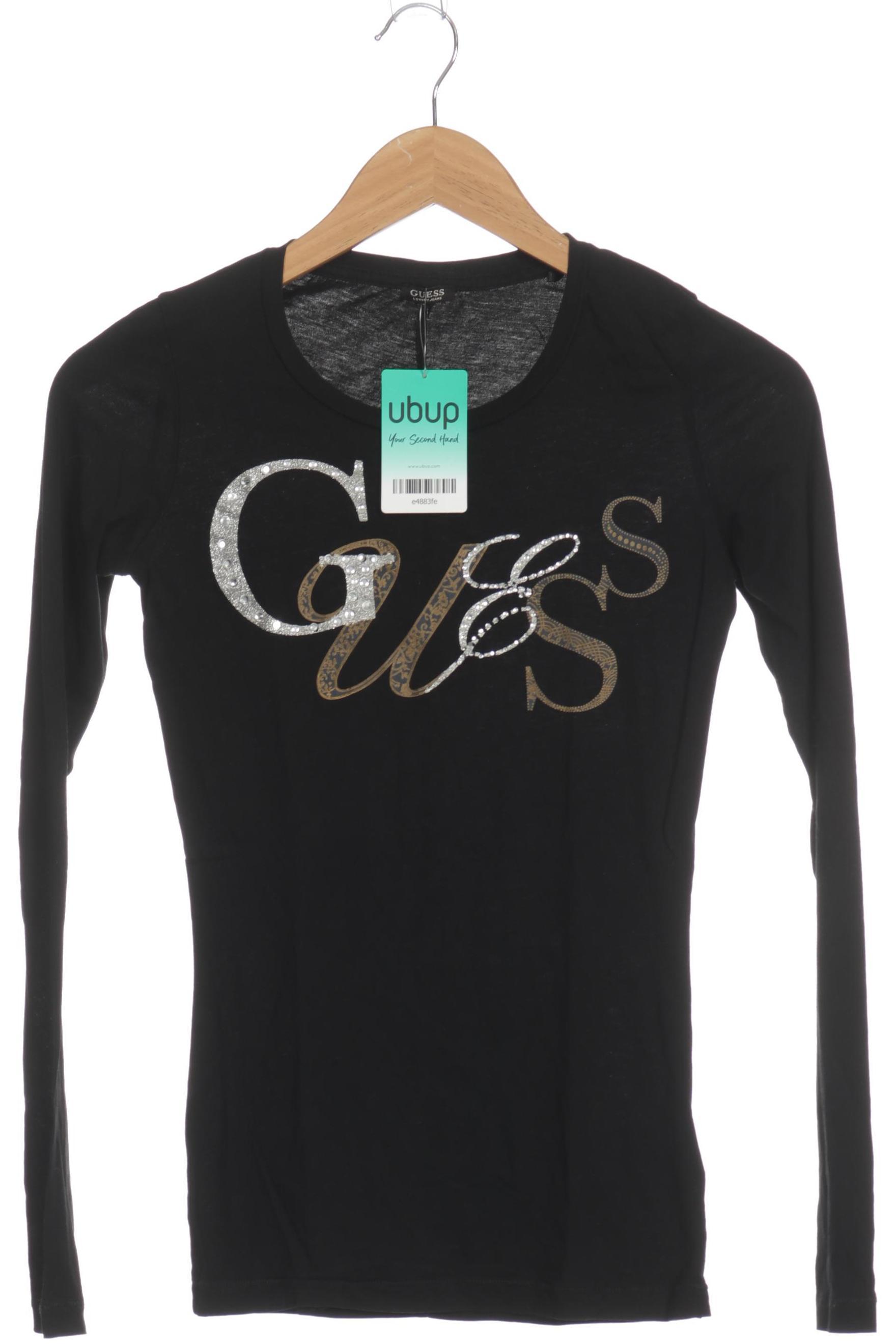 

Guess Damen Langarmshirt, schwarz, Gr.
