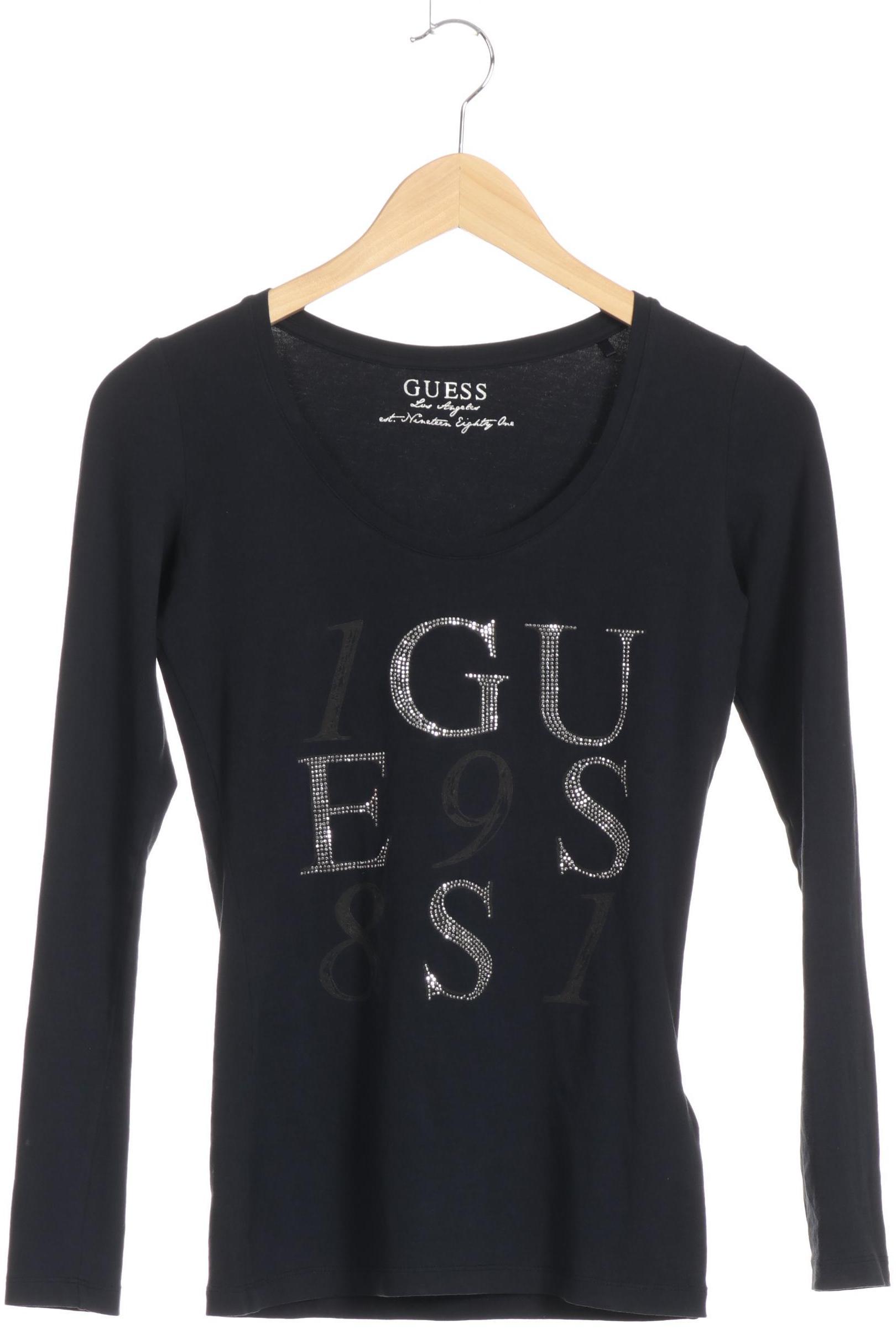 

Guess Damen Langarmshirt, blau, Gr.