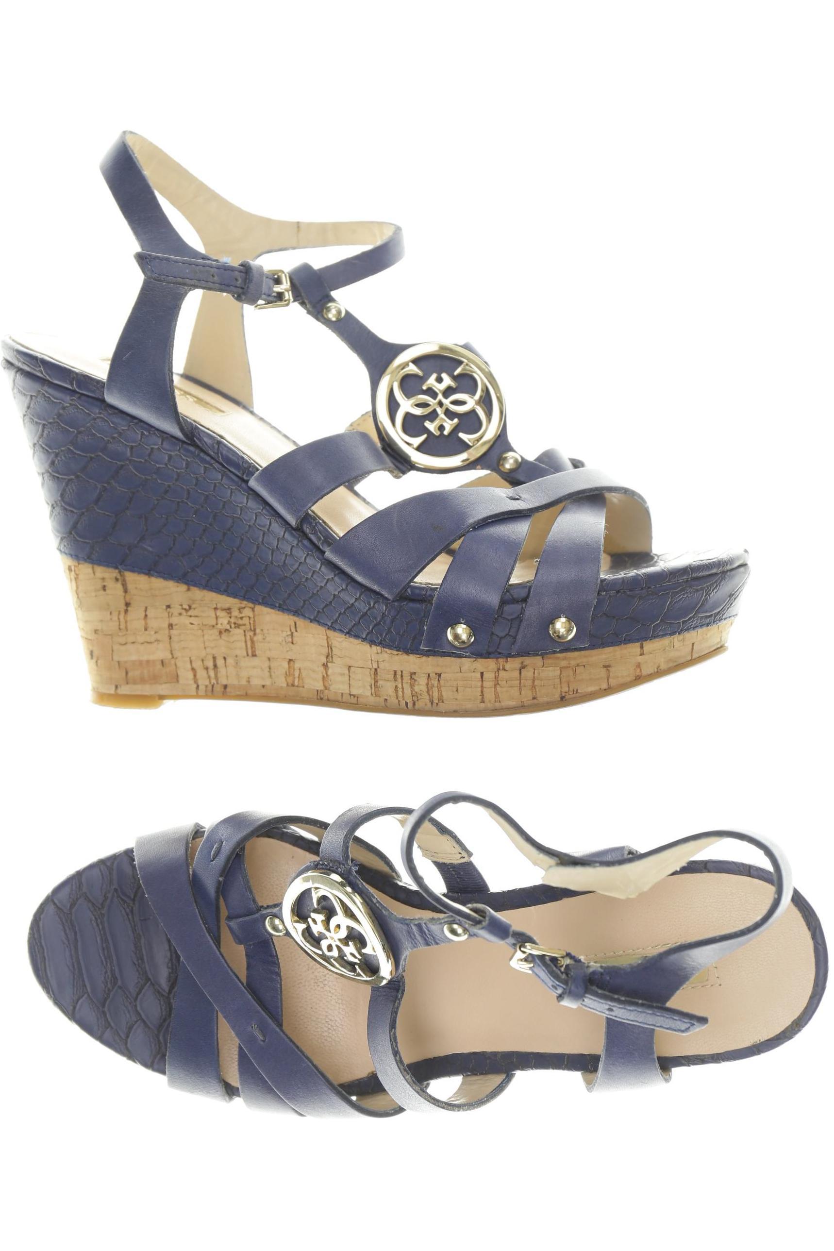 

Guess Damen Sandale, blau, Gr. 38