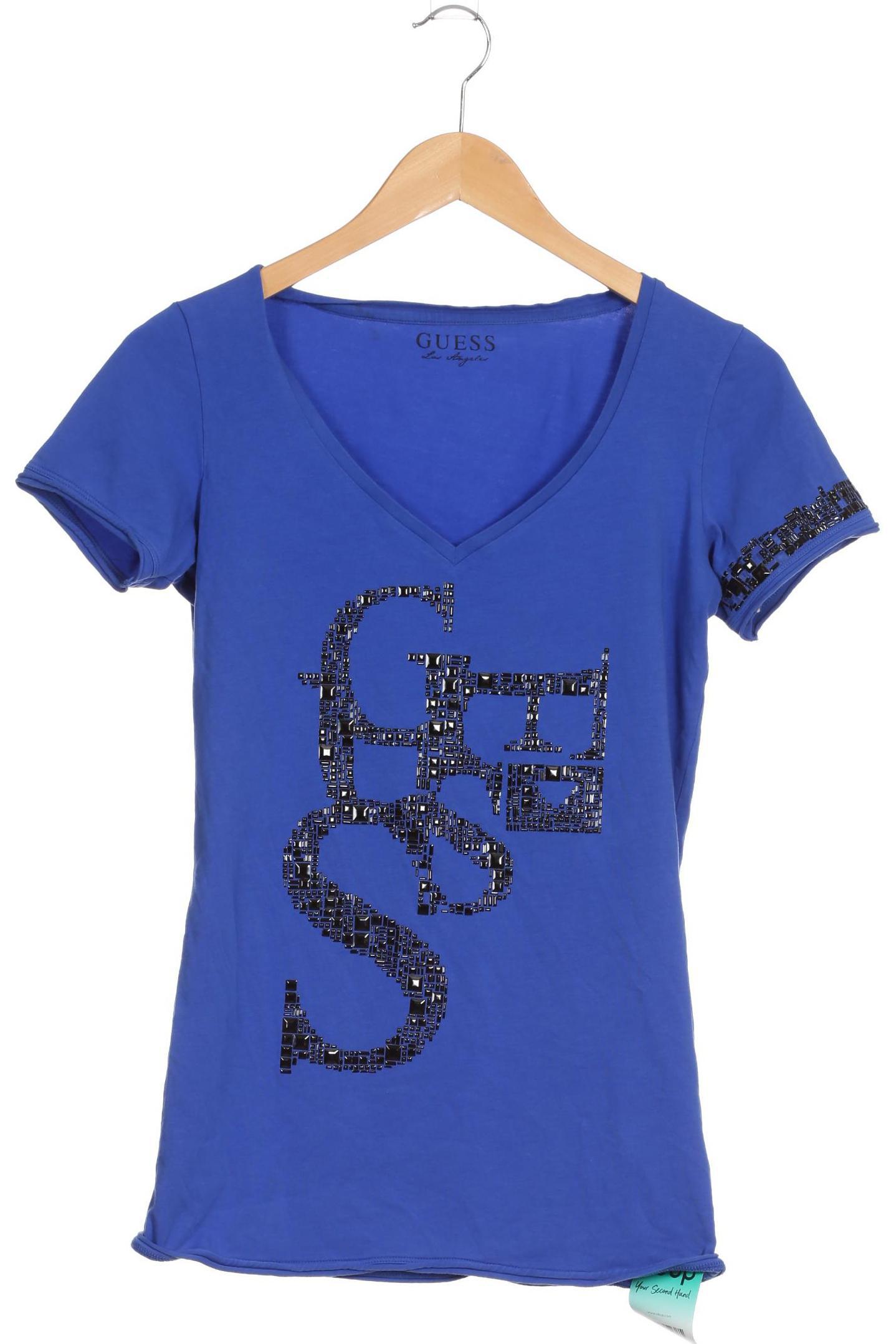 

Guess Damen T-Shirt, blau, Gr.