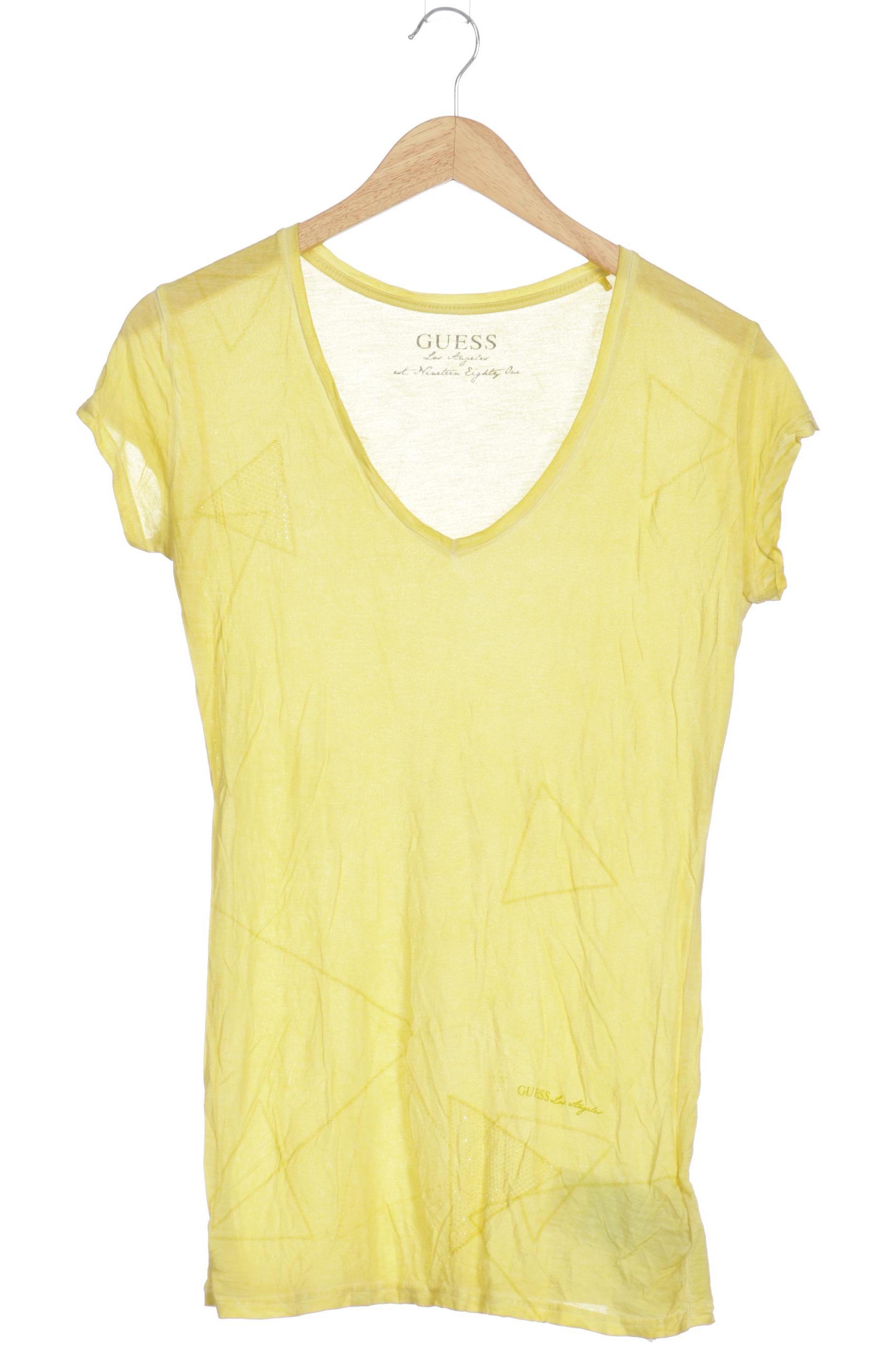 

Guess Damen T-Shirt, gelb, Gr.