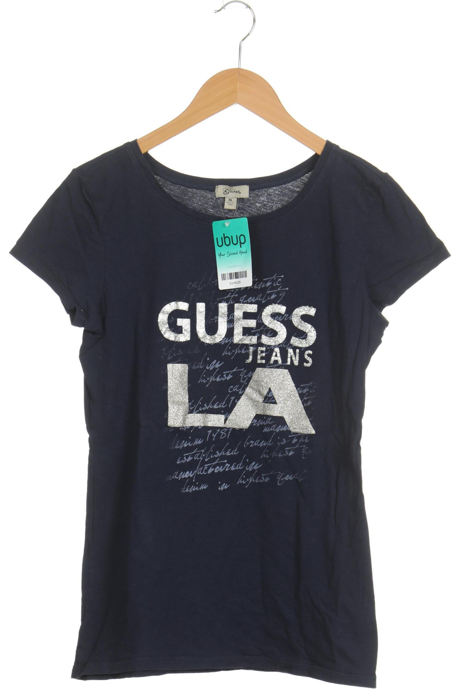 

Guess Damen T-Shirt, blau, Gr.