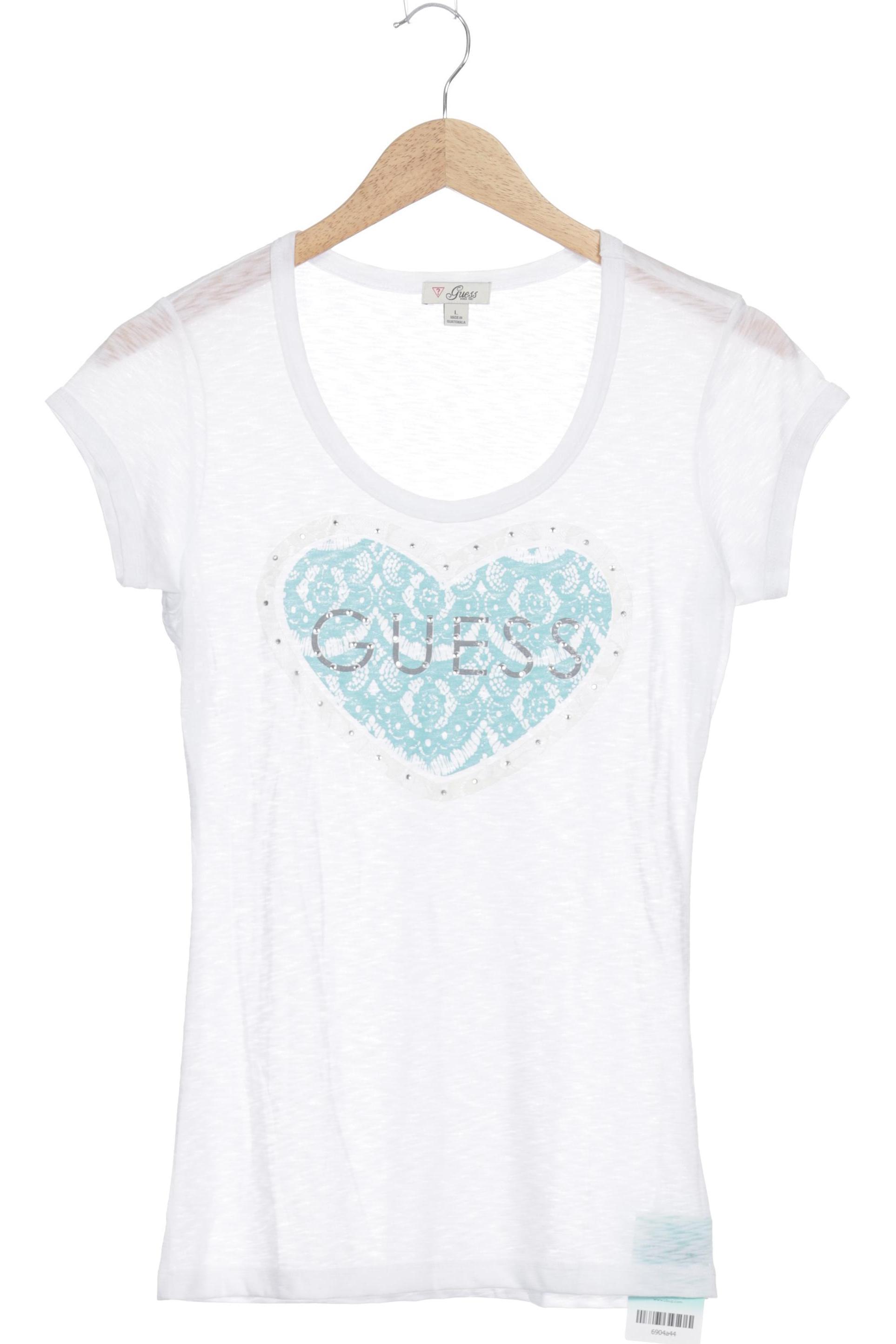 

Guess Damen T-Shirt, weiß, Gr.