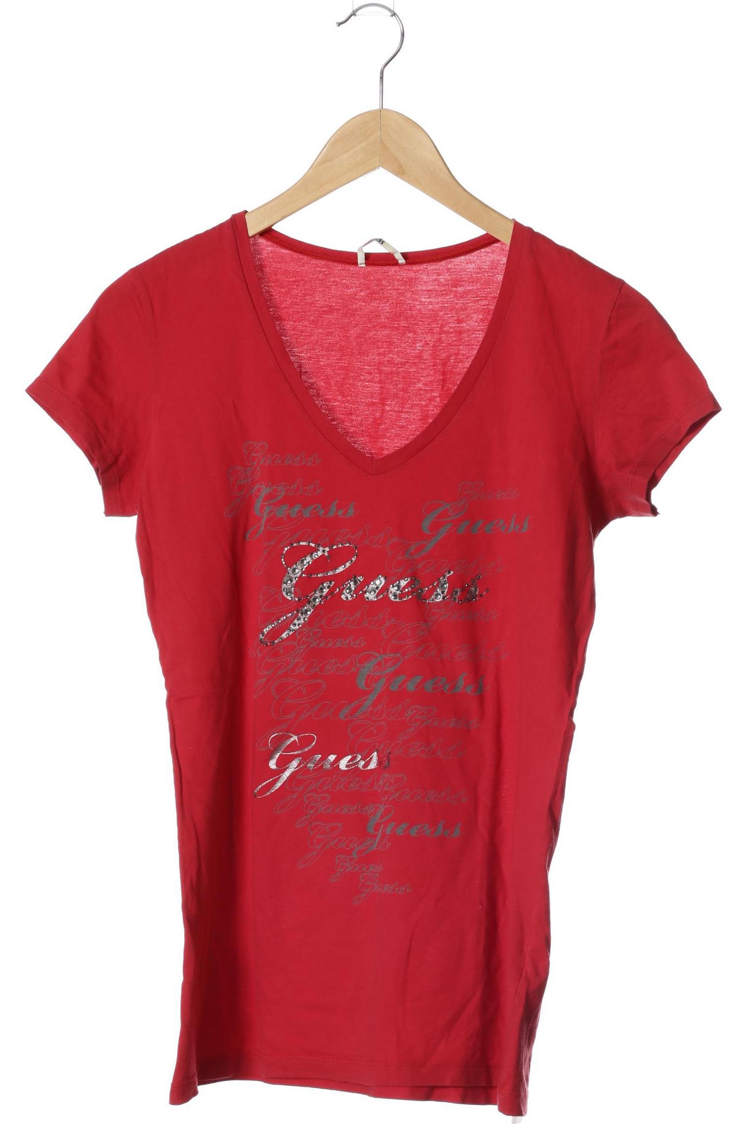 

Guess Damen T-Shirt, rot, Gr.