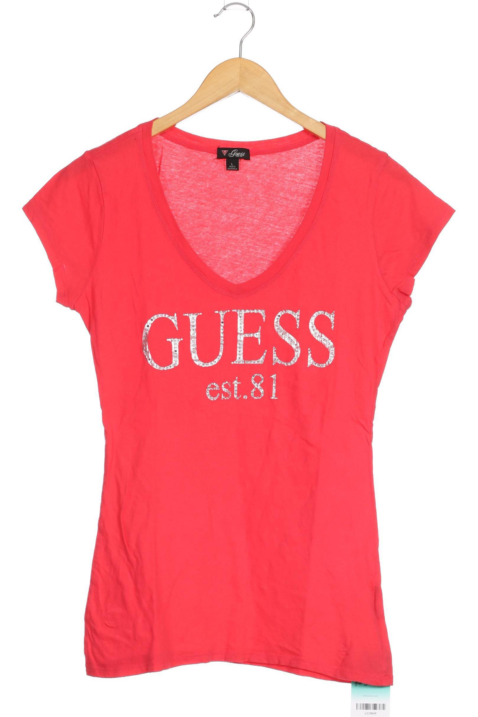 

Guess Damen T-Shirt, rot, Gr.