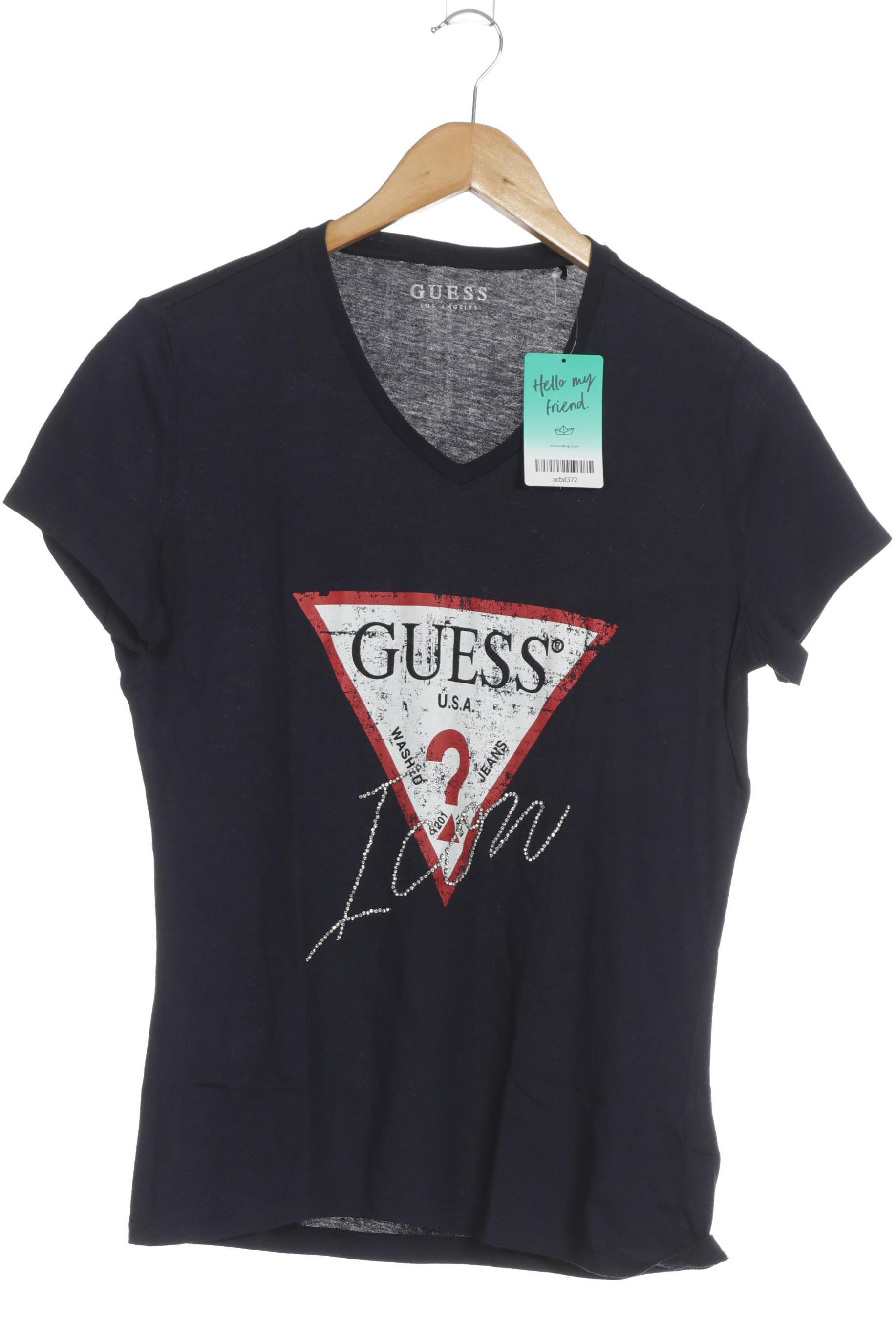 

Guess Damen T-Shirt, blau, Gr.
