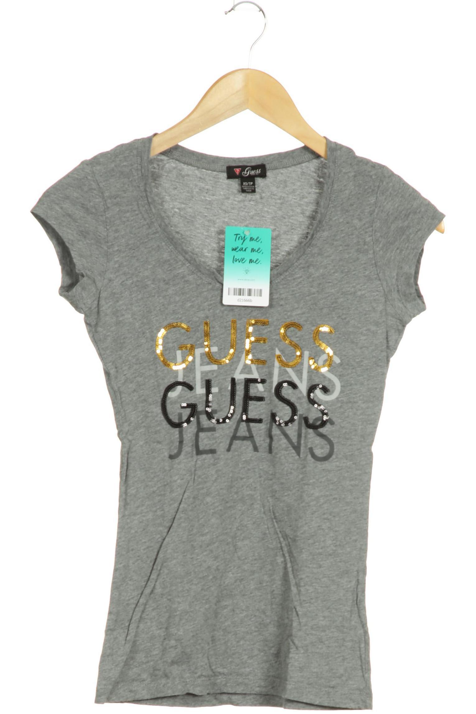 

Guess Damen T-Shirt, grau, Gr.