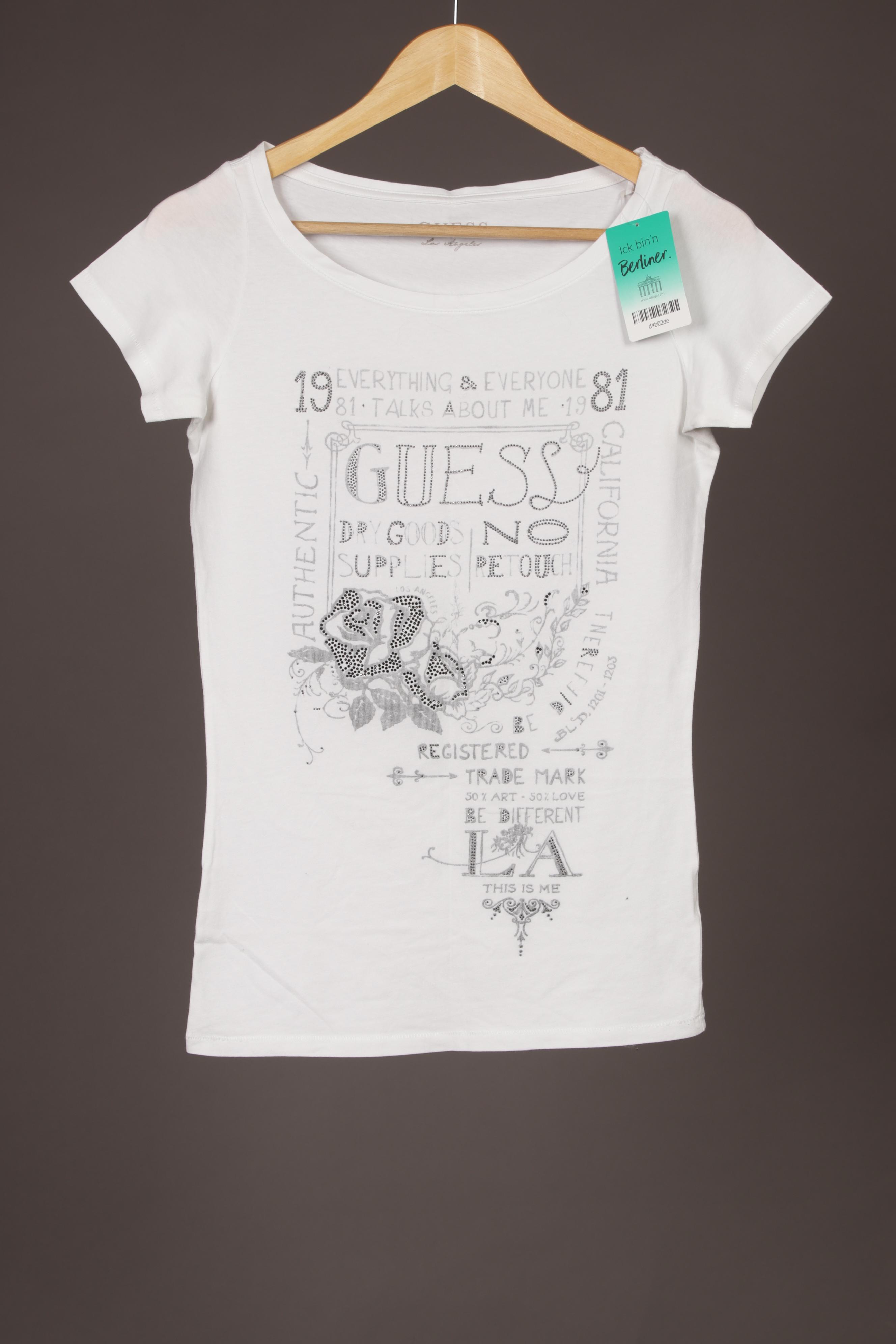 

Guess Damen T-Shirt, weiß, Gr.