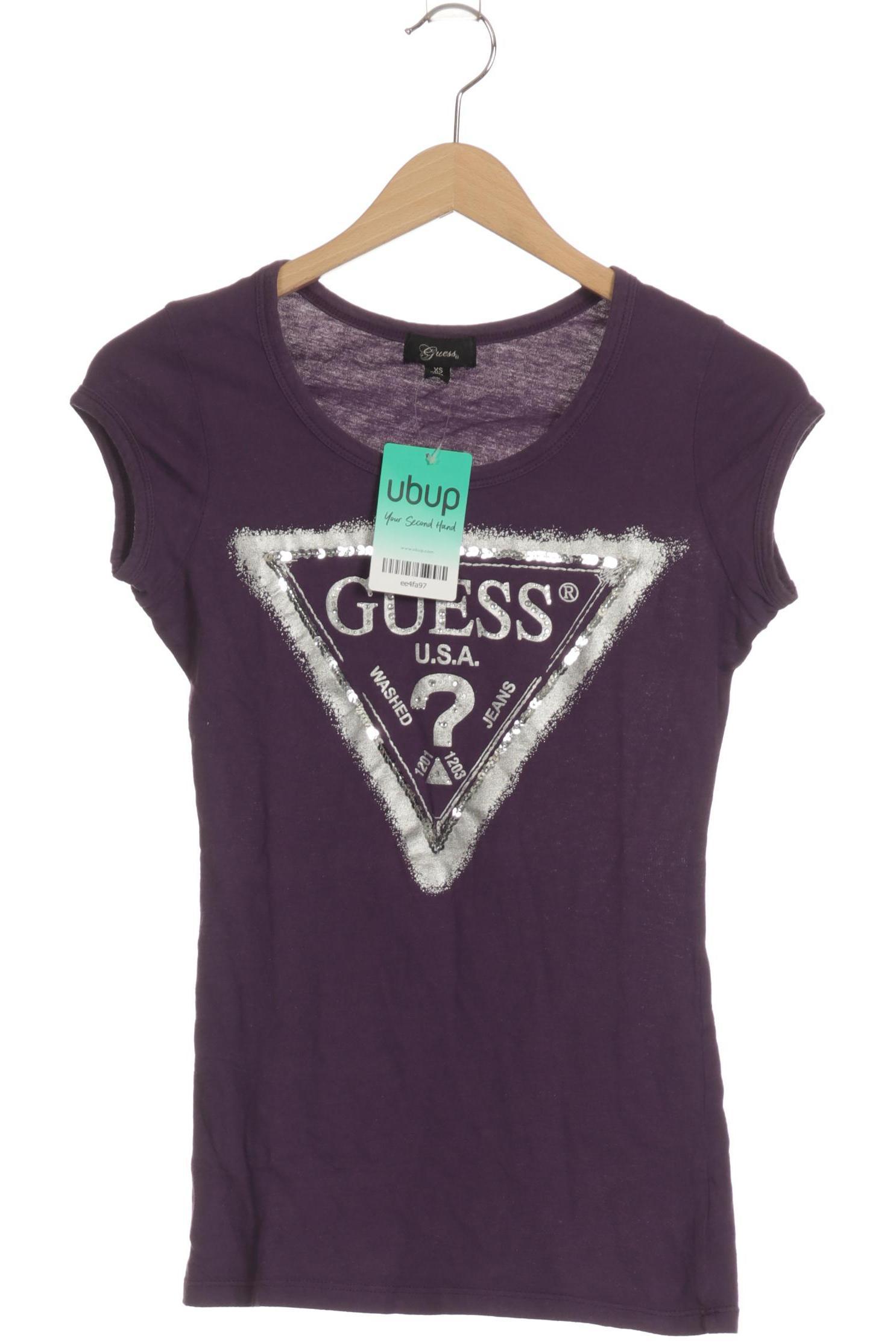 

Guess Damen T-Shirt, lila, Gr.