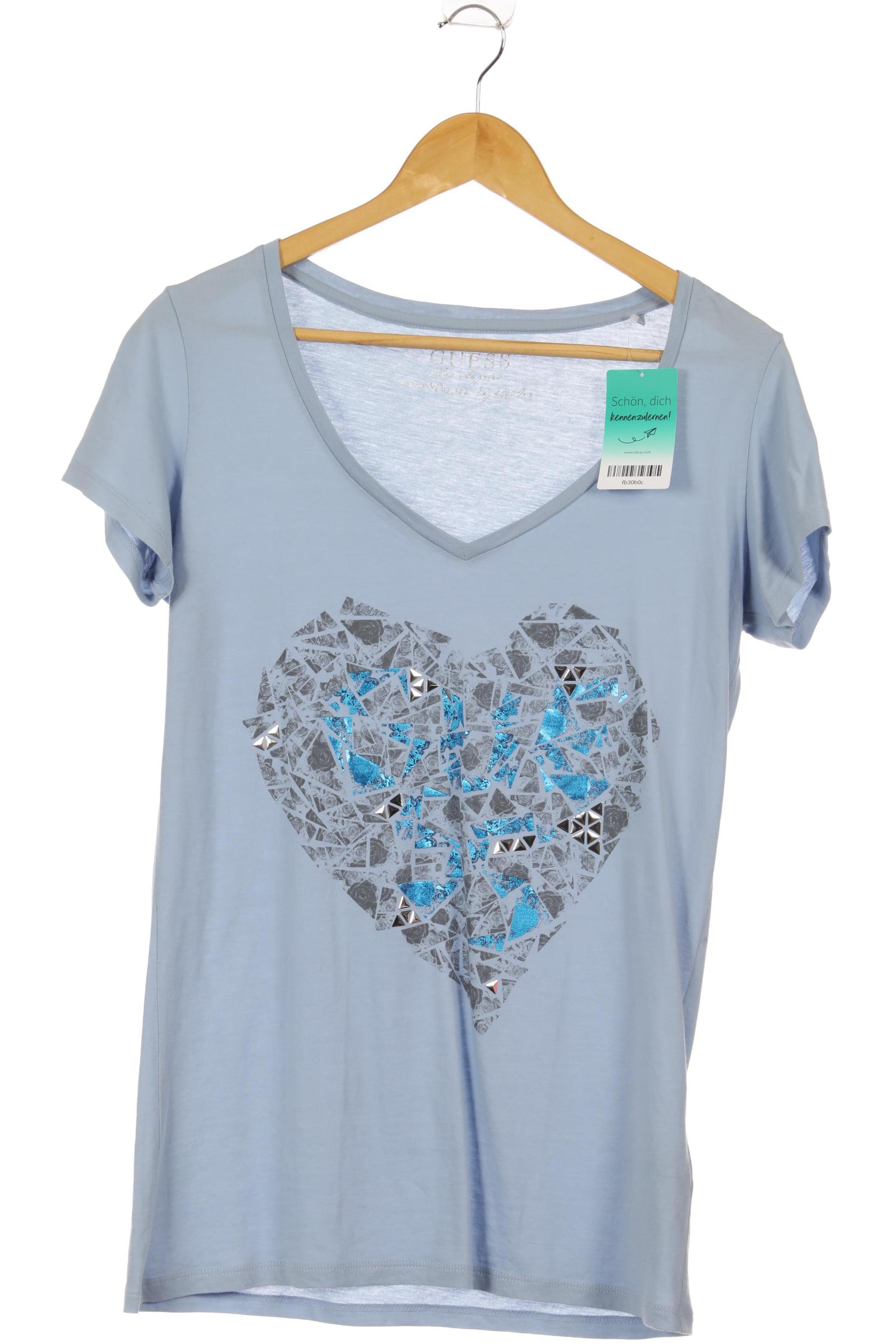 

Guess Damen T-Shirt, blau, Gr.