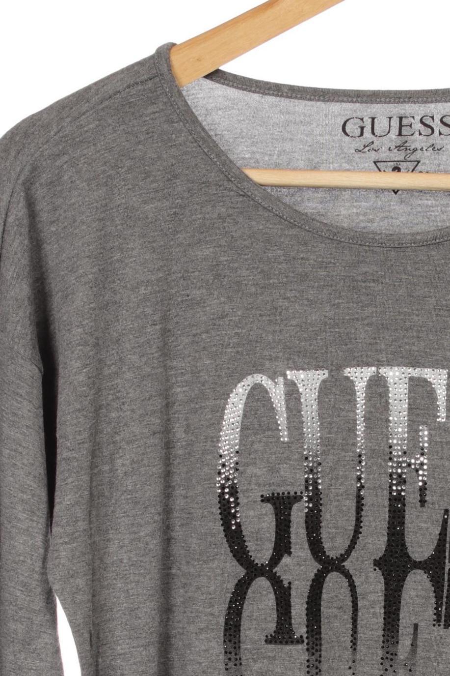 Thumbnail - Guess Mädchen Langarmshirt, grau, Gr. 176