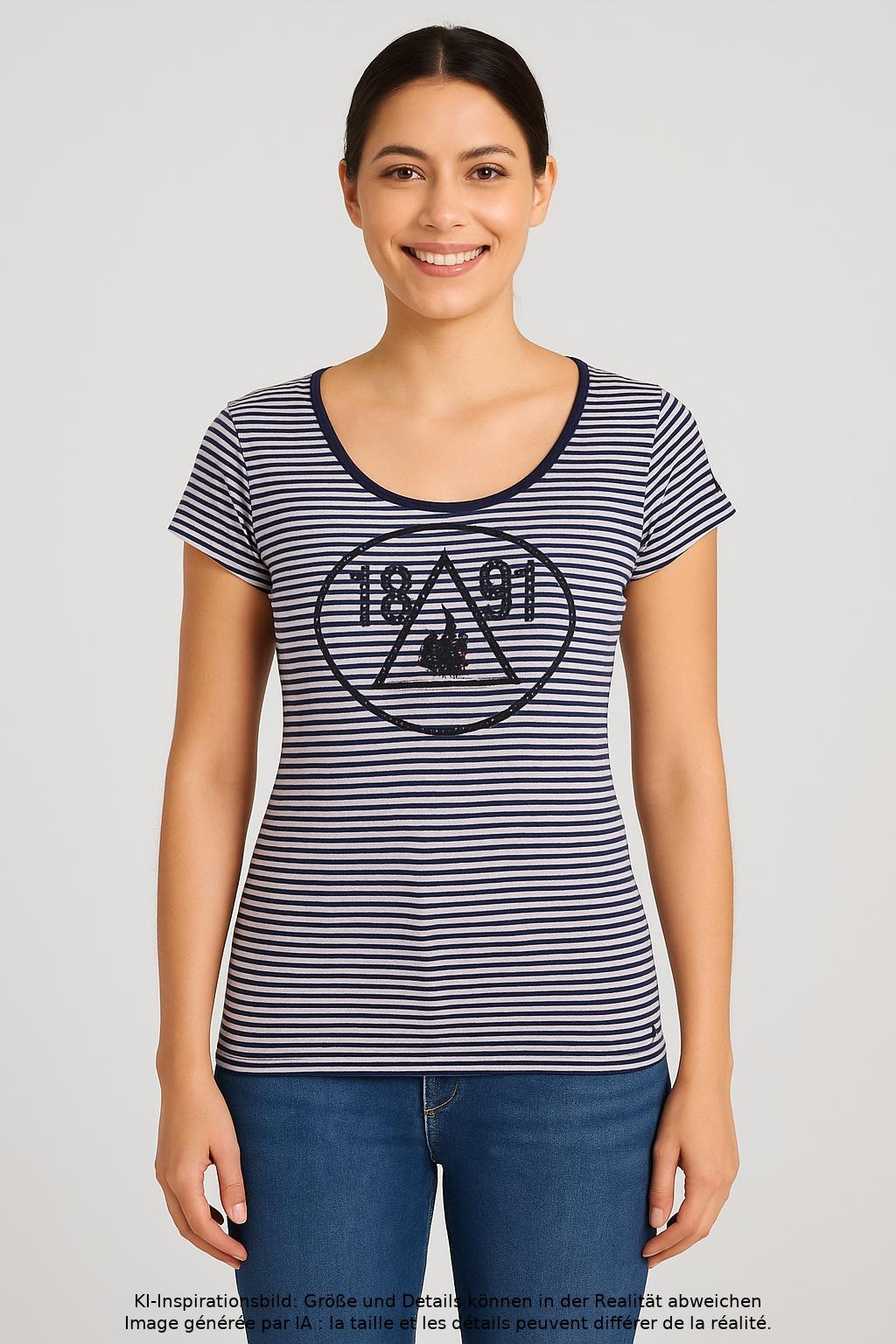 

Gaastra Damen T-Shirt, mehrfarbig, Gr. 38