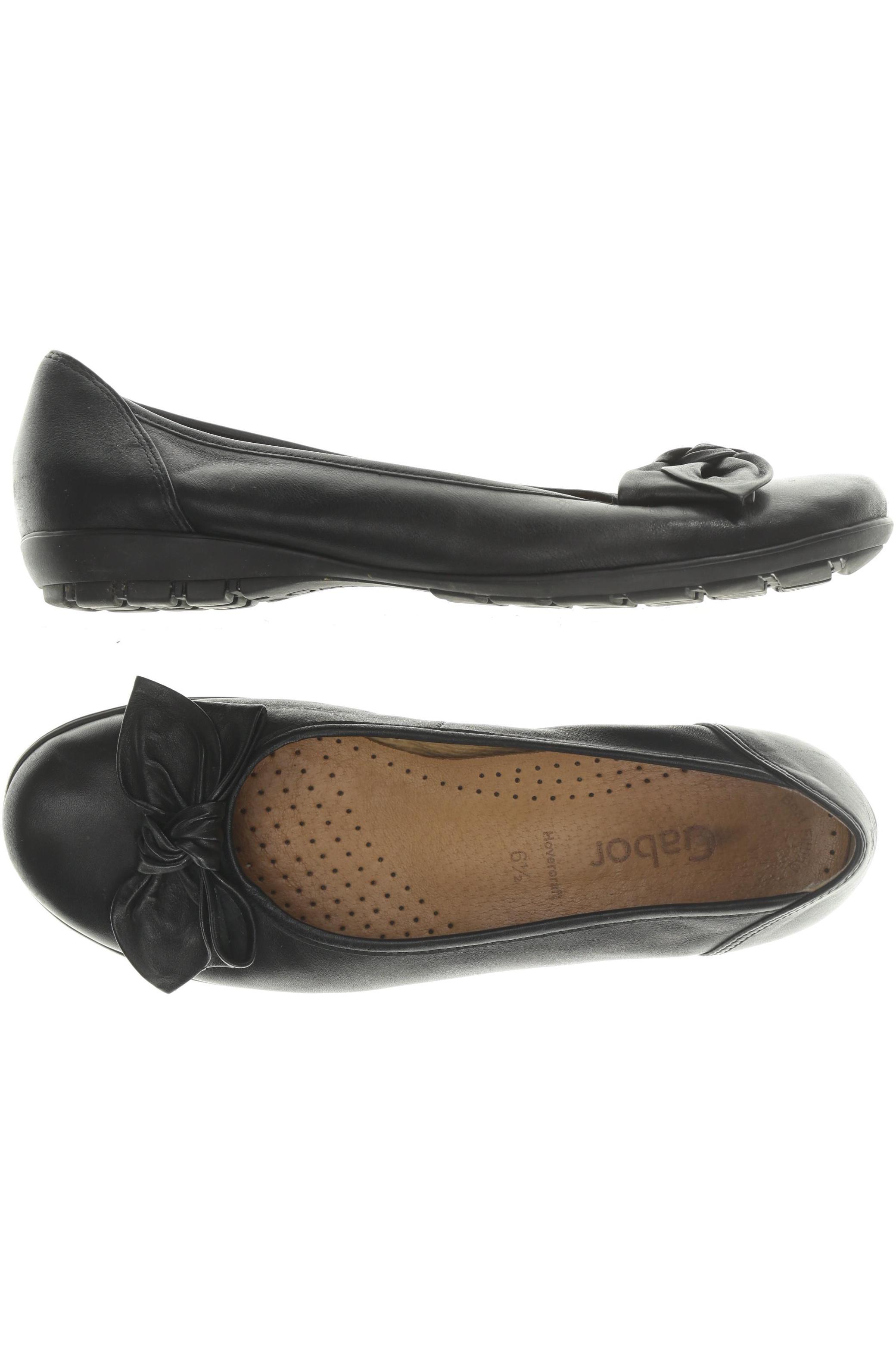 

Gabor Damen Ballerinas, schwarz, Gr. 6.5