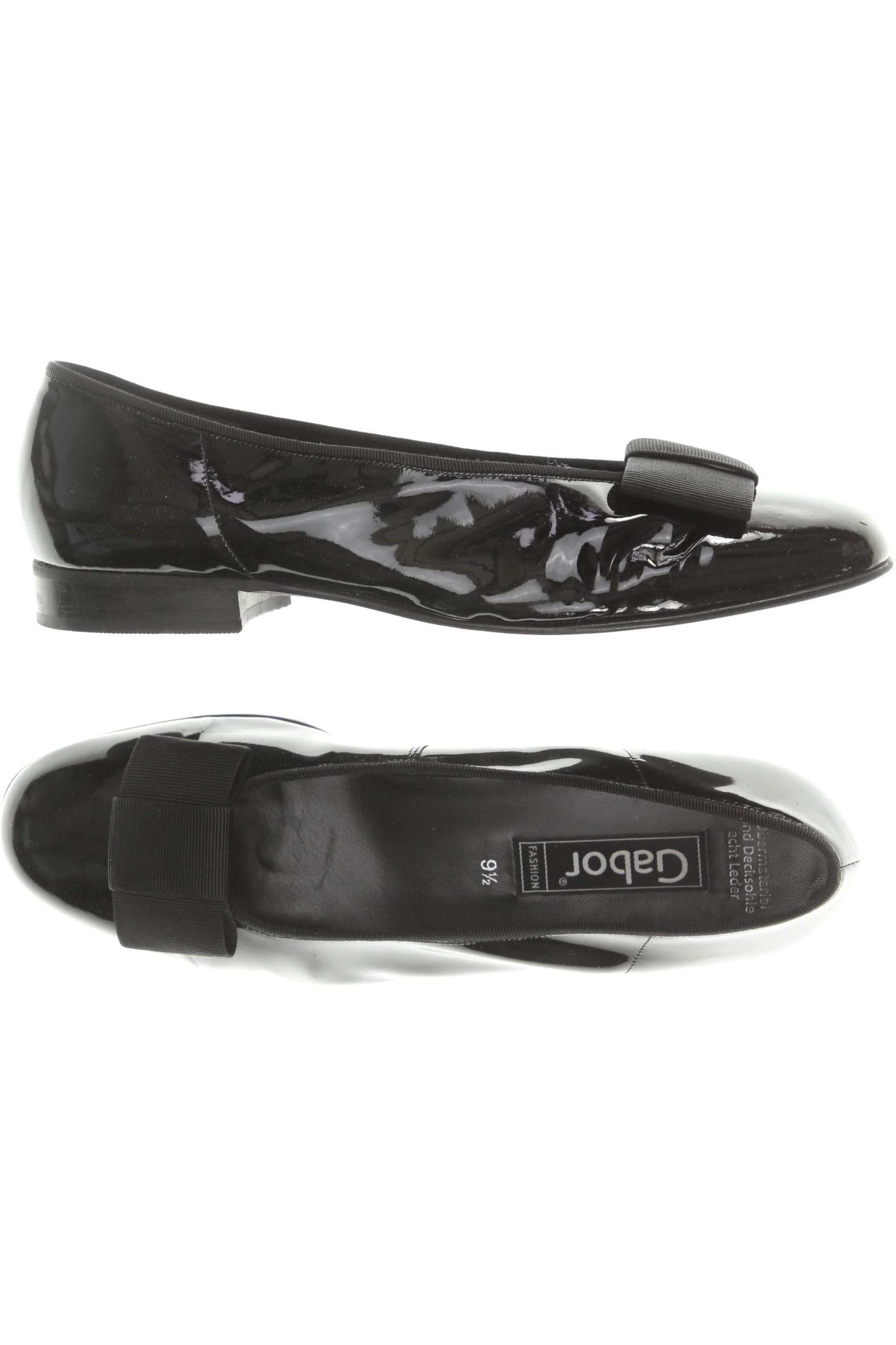 

Gabor Damen Ballerinas, schwarz, Gr. 9.5
