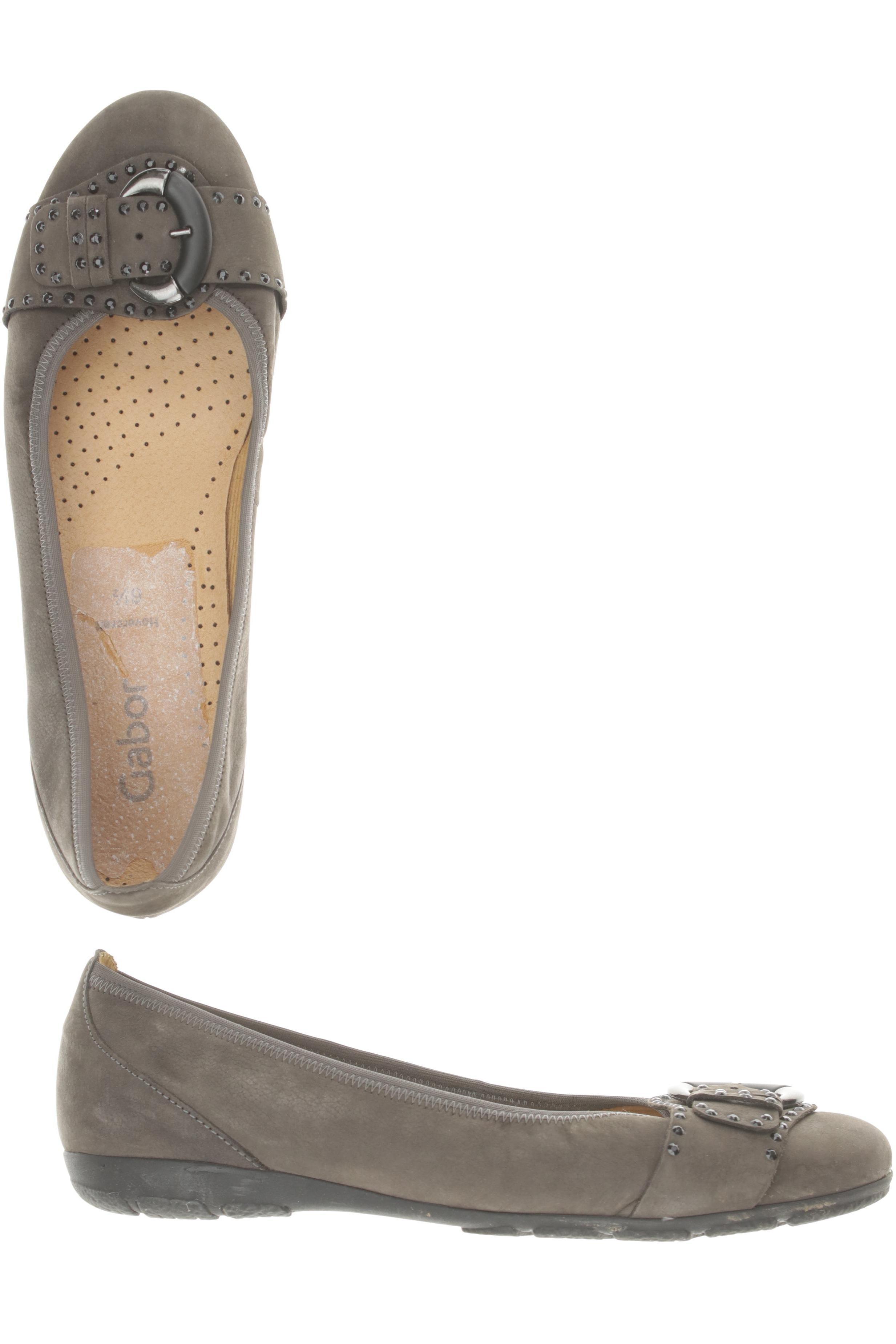 

Gabor Damen Ballerinas, grau, Gr. 6.5