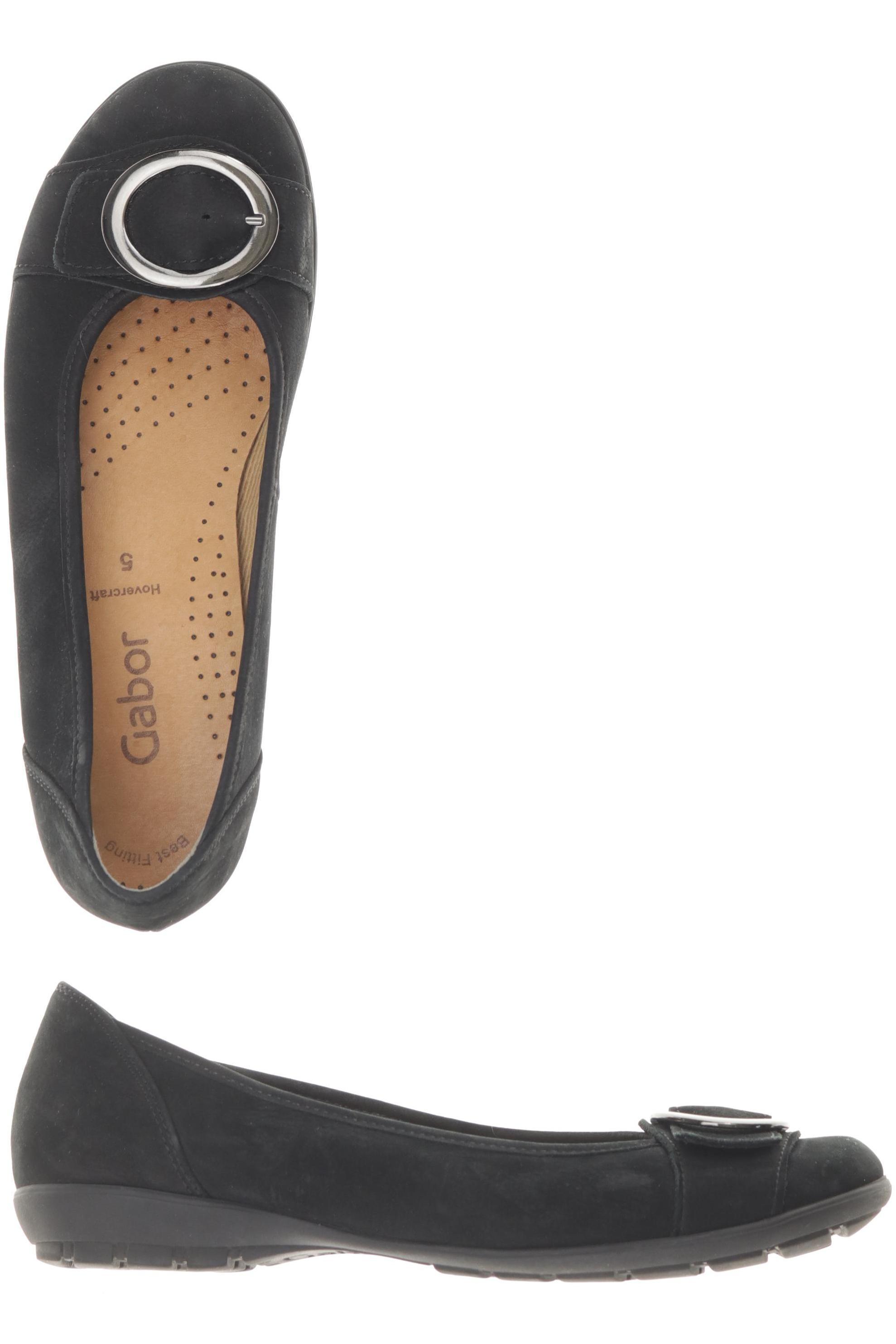 

Gabor Damen Ballerinas, schwarz, Gr. 5