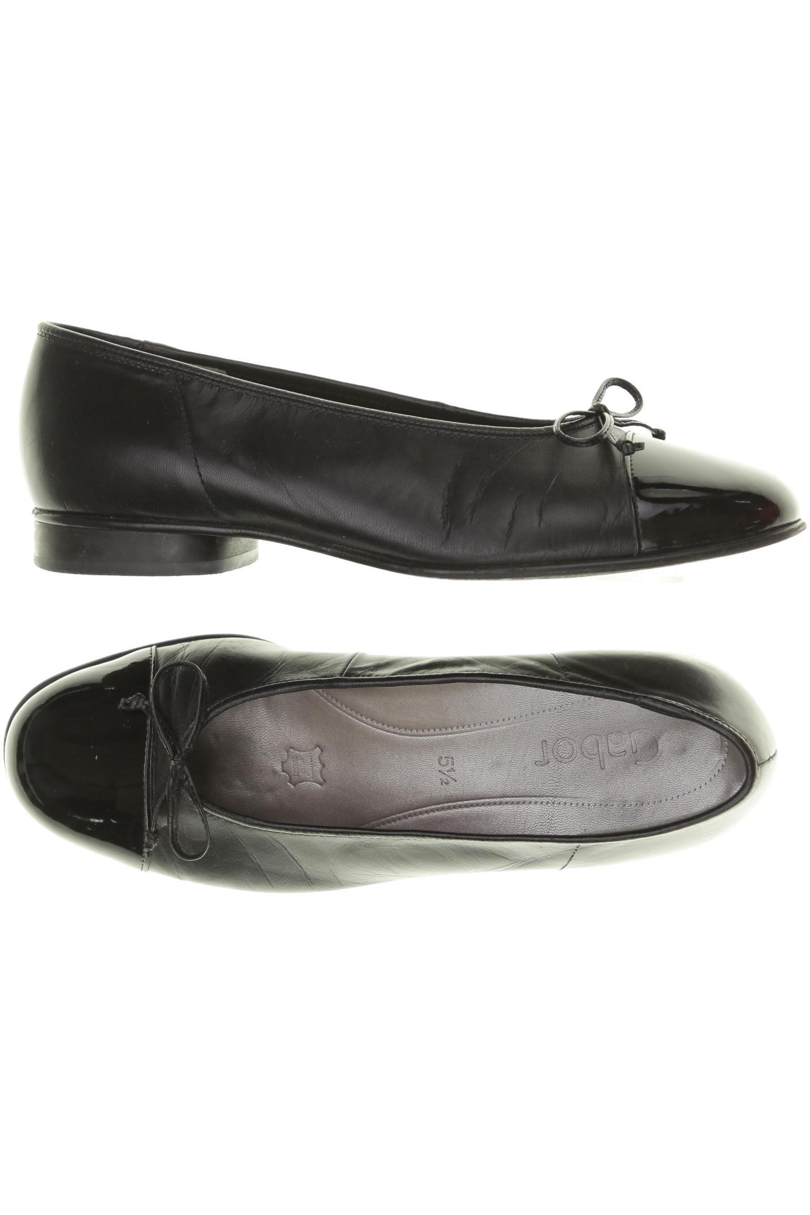 

Gabor Damen Ballerinas, schwarz, Gr. 5.5