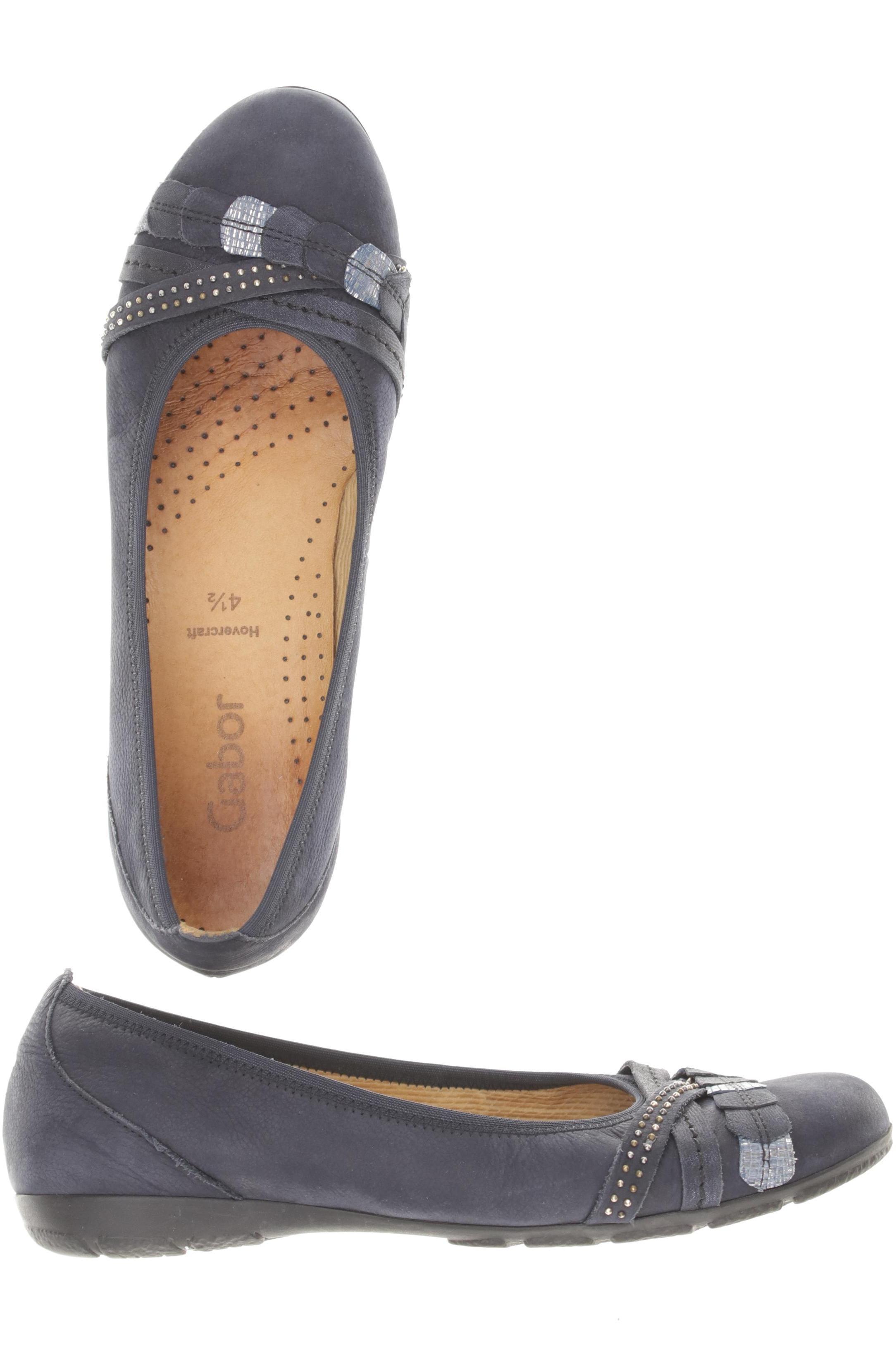 

Gabor Damen Ballerinas, blau, Gr. 4.5