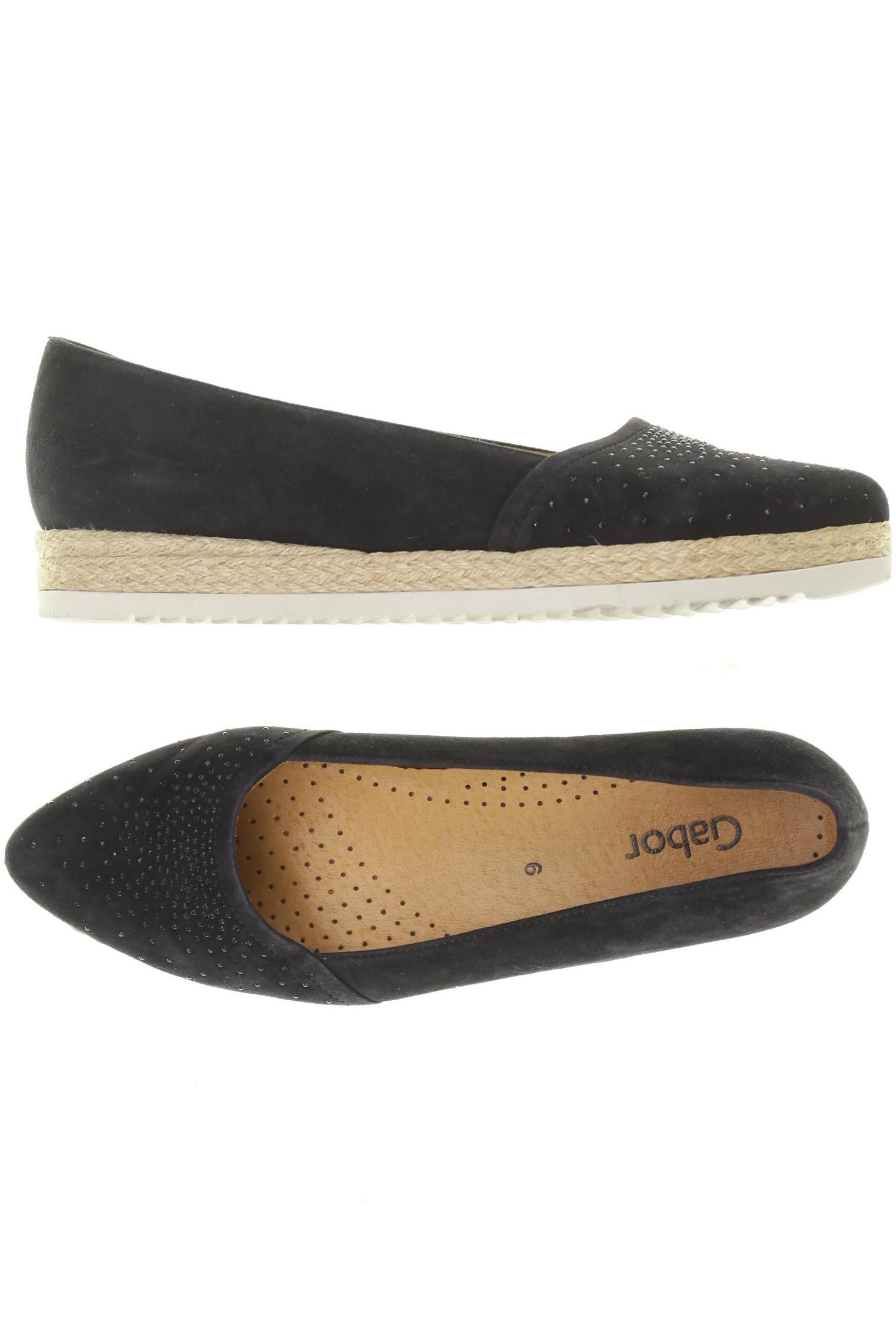 

Gabor Damen Halbschuh, blau, Gr. 6