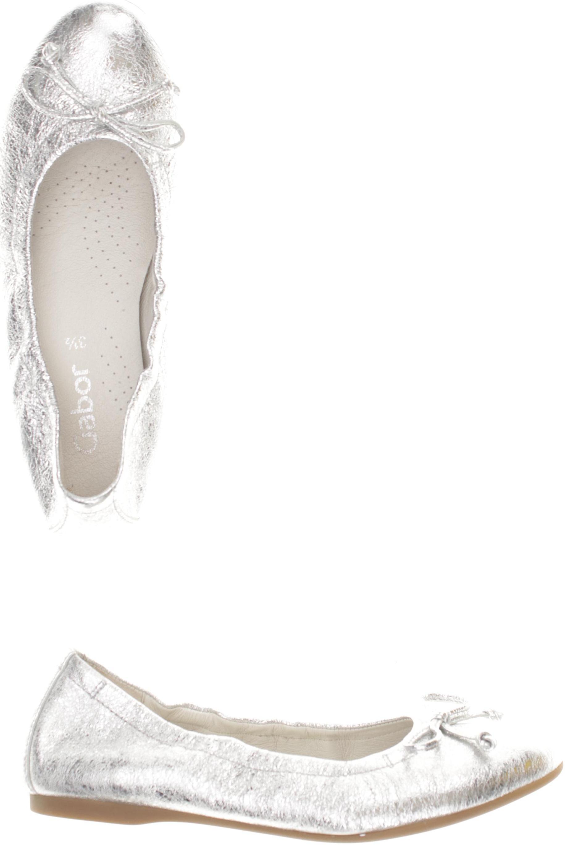 

Gabor Damen Ballerinas, silber, Gr. 3.5