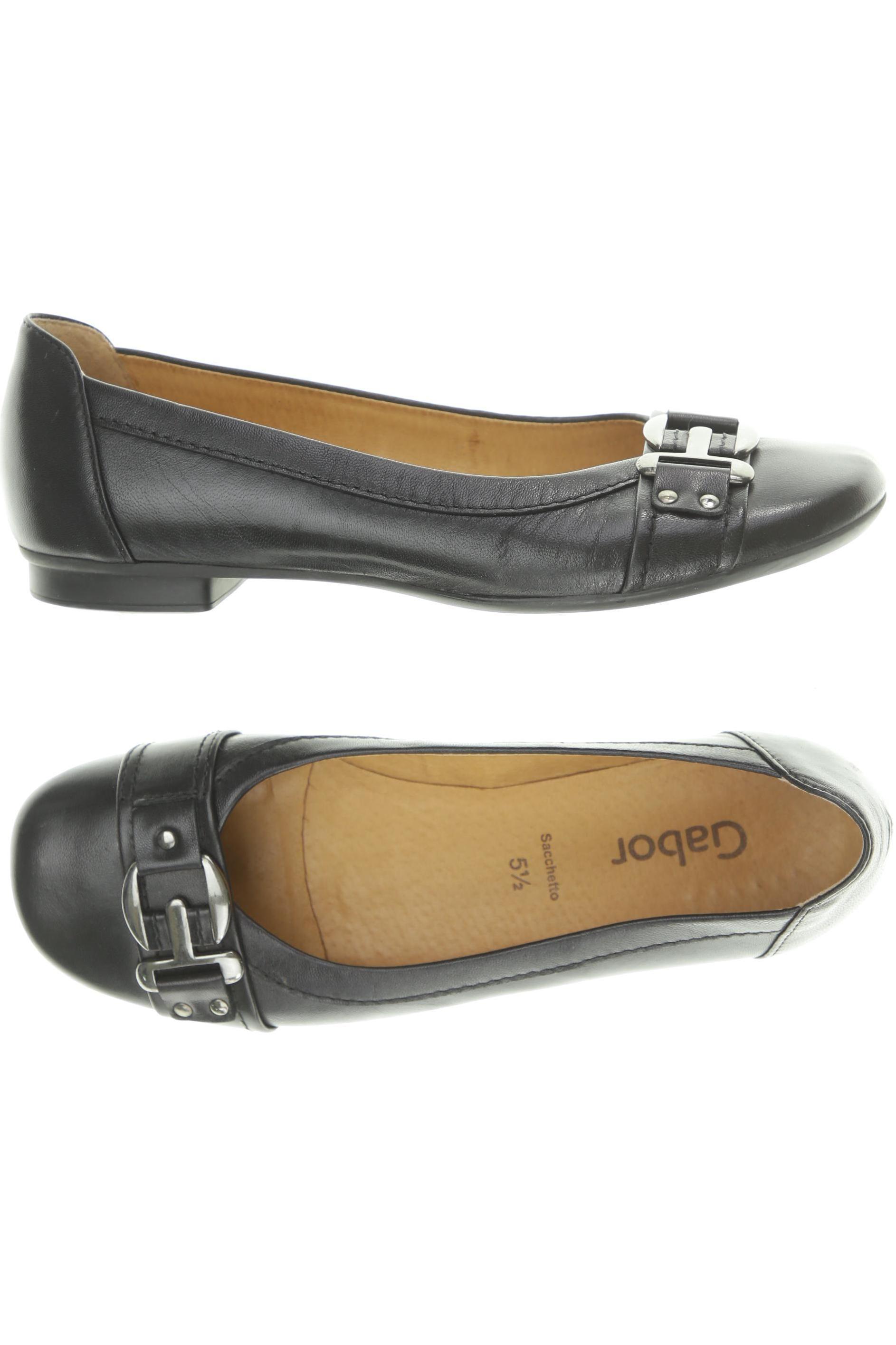 

Gabor Damen Ballerinas, schwarz, Gr. 5.5