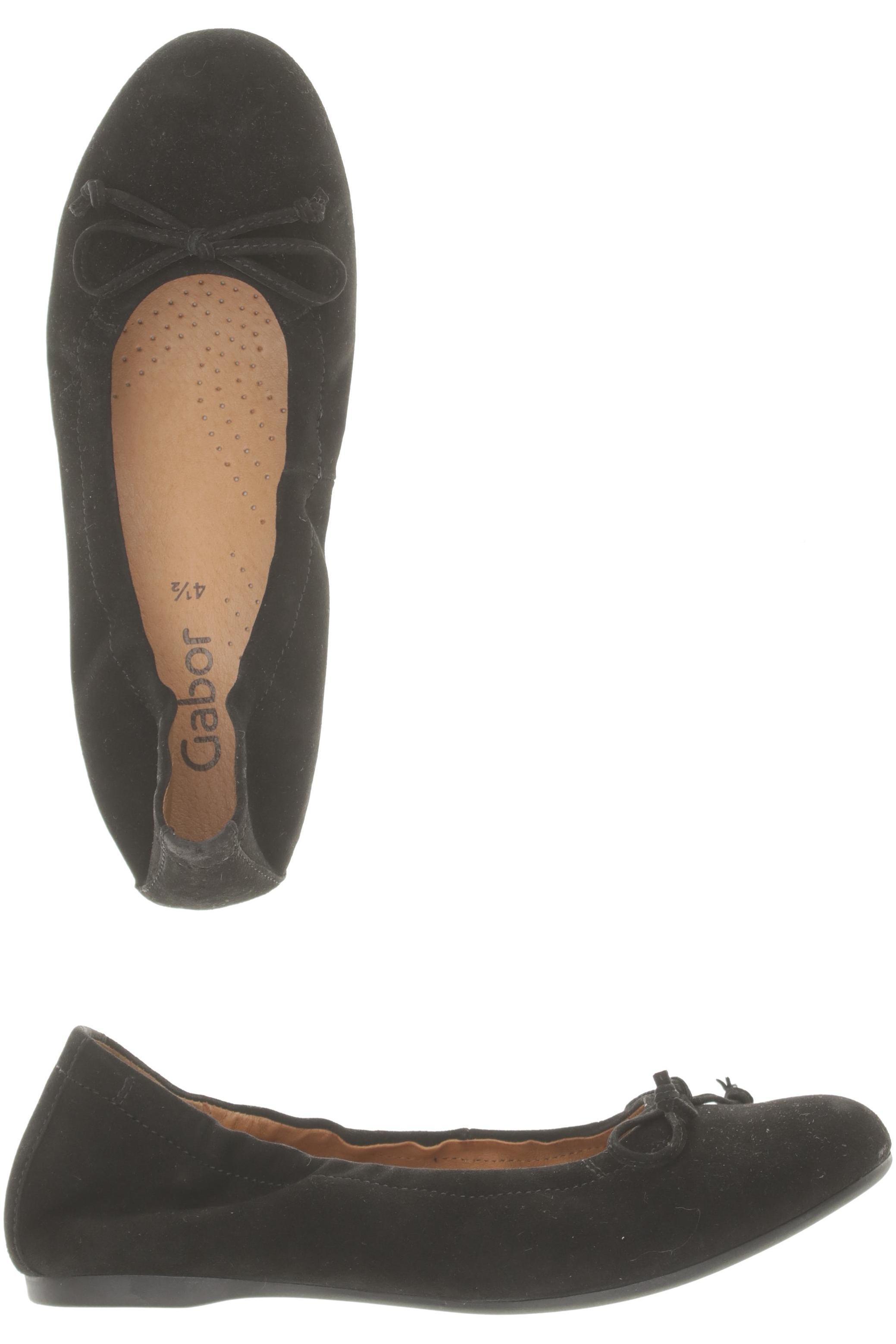 

Gabor Damen Ballerinas, schwarz, Gr. 4.5
