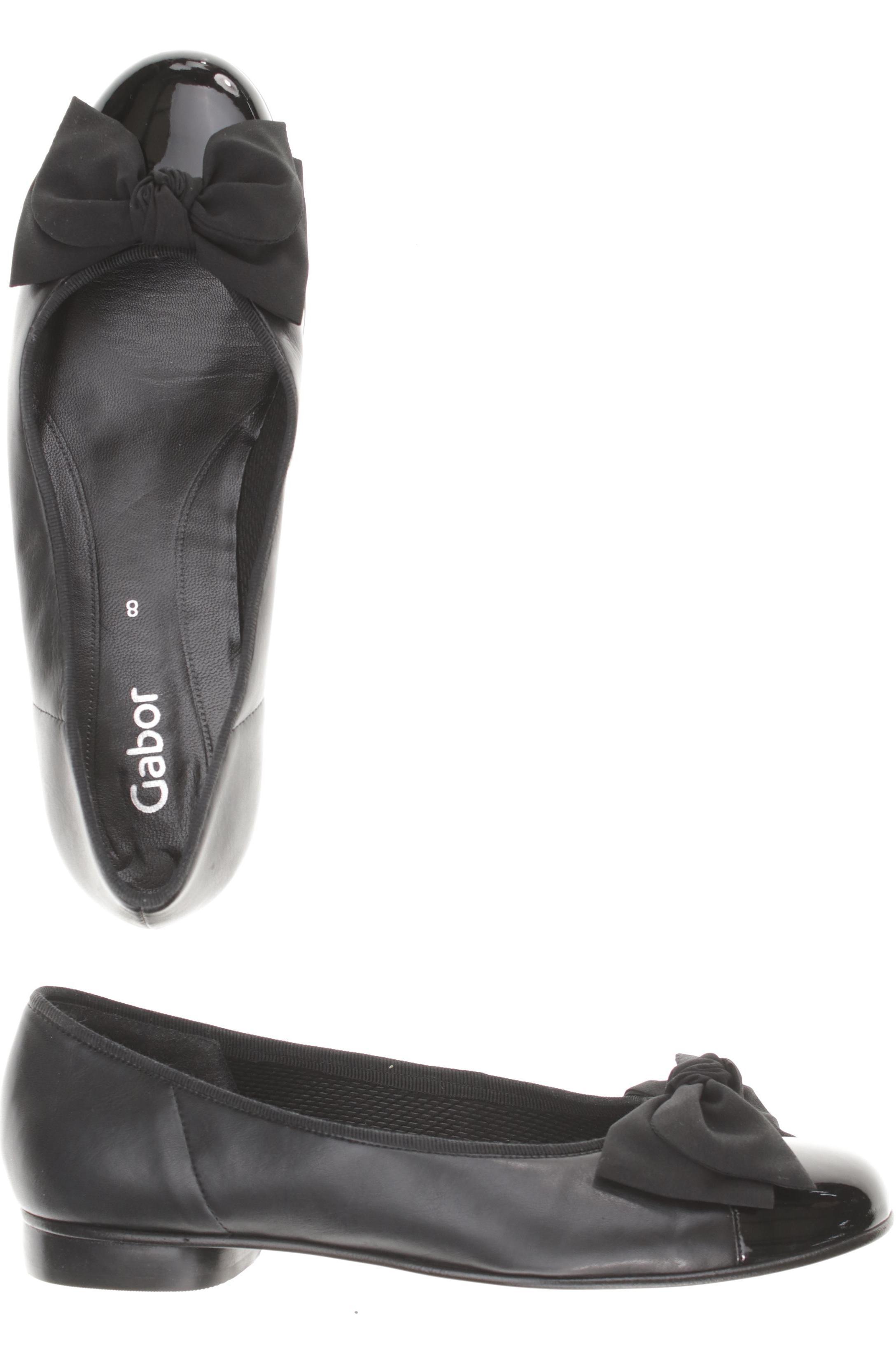 

Gabor Damen Ballerinas, schwarz, Gr. 8