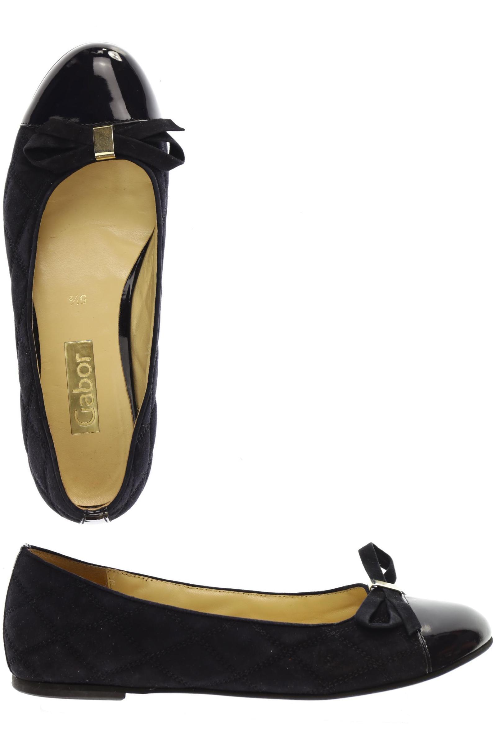 

Gabor Damen Ballerinas, blau, Gr. 5.5