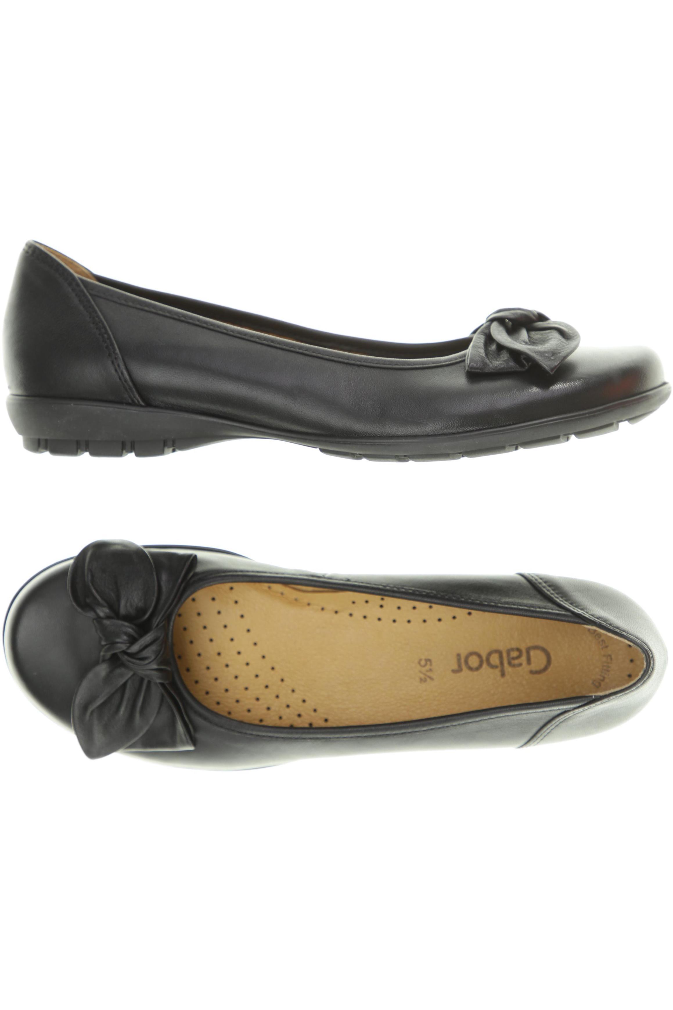 

Gabor Damen Ballerinas, schwarz, Gr. 5.5
