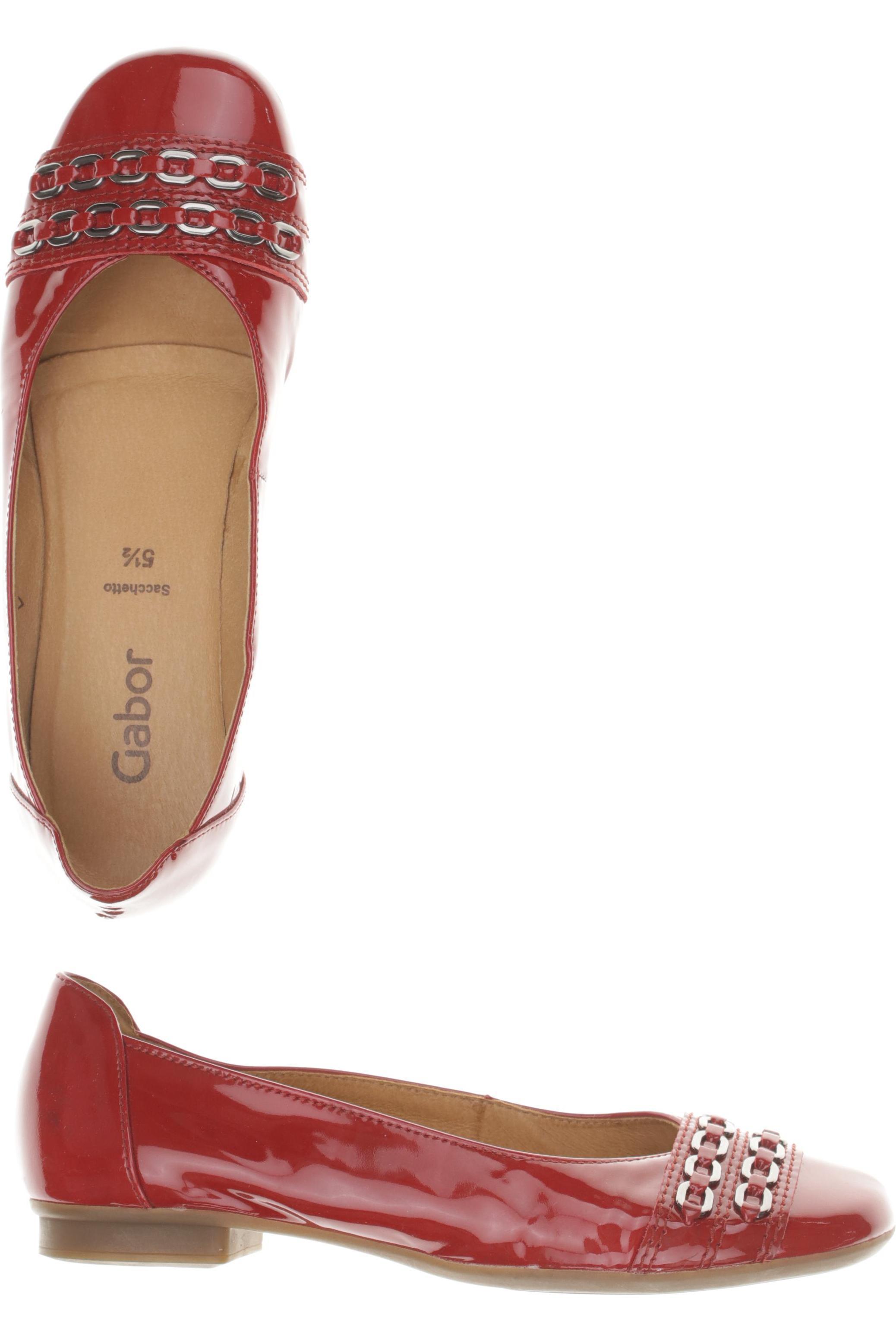 

Gabor Damen Ballerinas, rot, Gr. 5.5