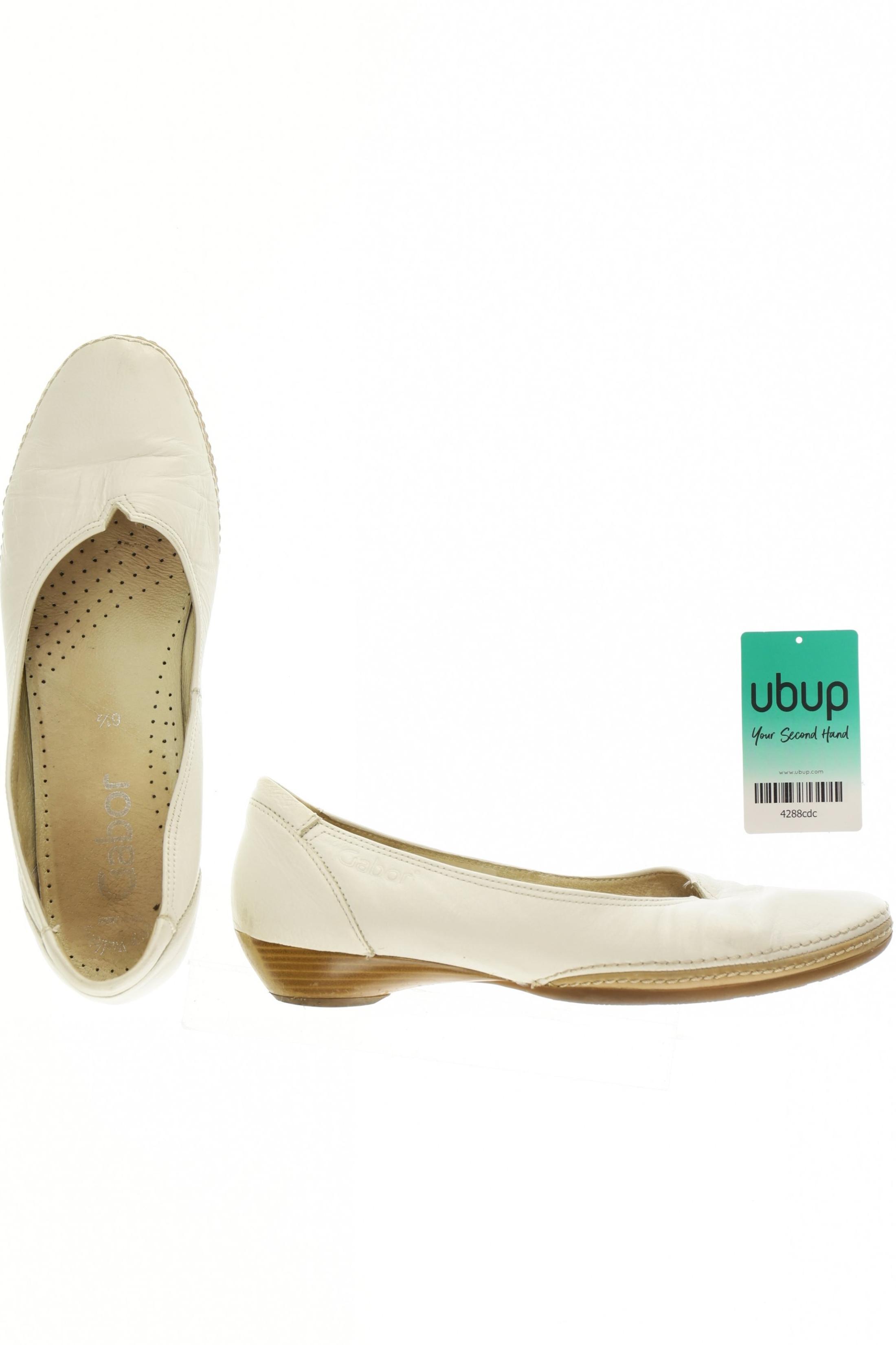 

Gabor Damen Ballerinas, weiß, Gr. 6.5