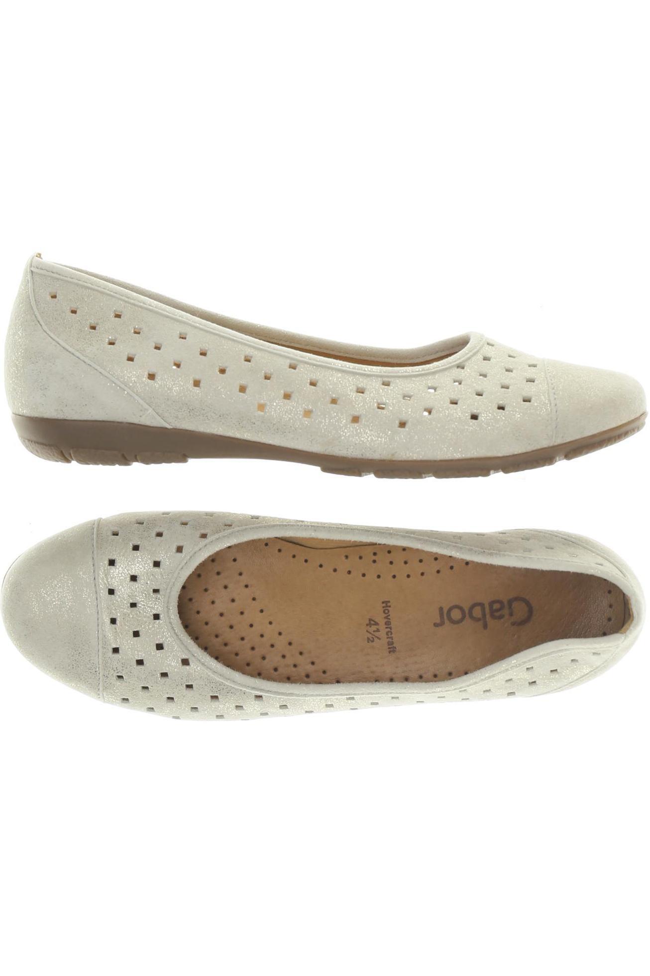 

Gabor Damen Ballerinas, weiß, Gr. 4.5