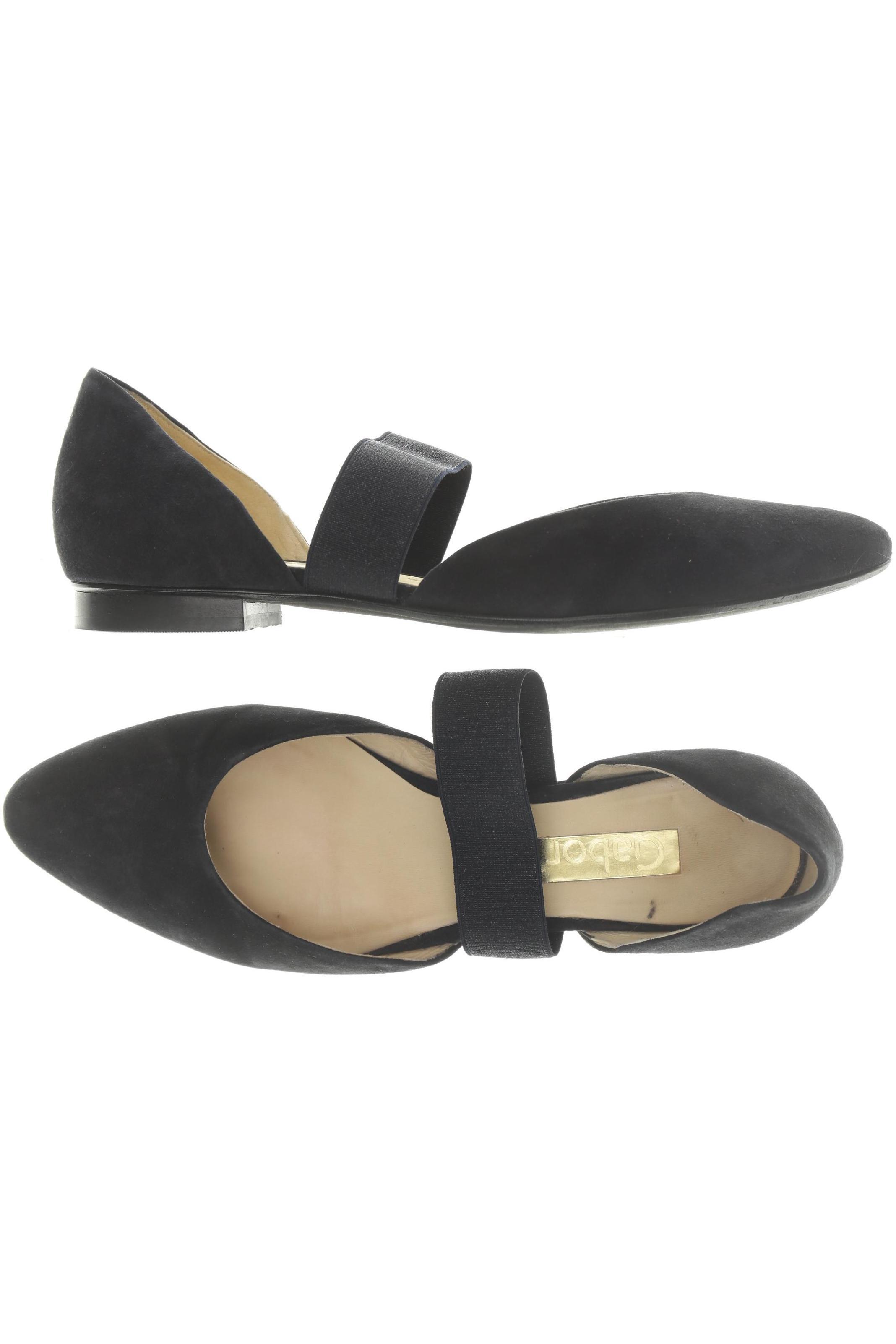 

Gabor Damen Ballerinas, schwarz, Gr. 6.5