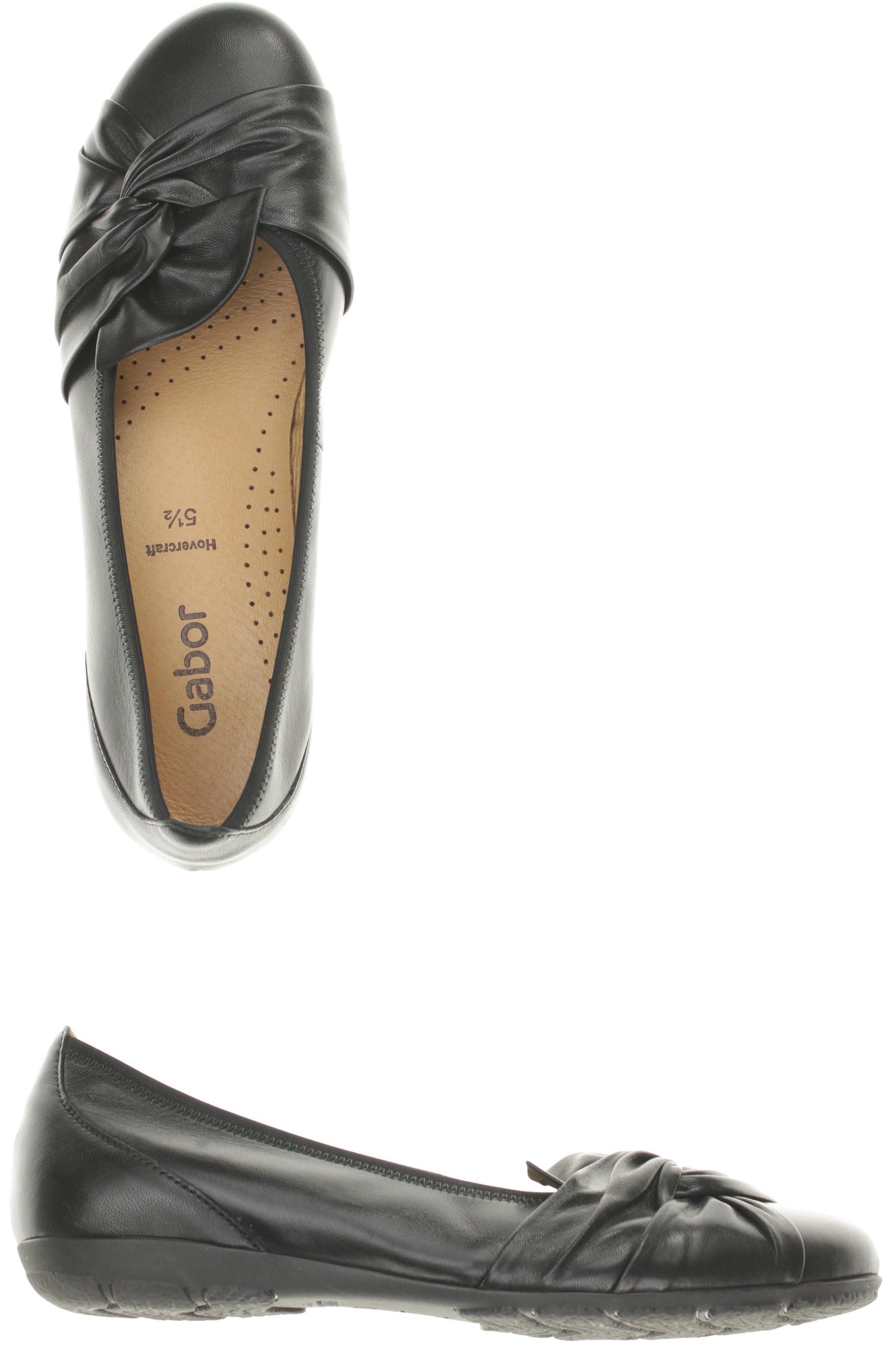 

Gabor Damen Ballerinas, schwarz, Gr. 5.5