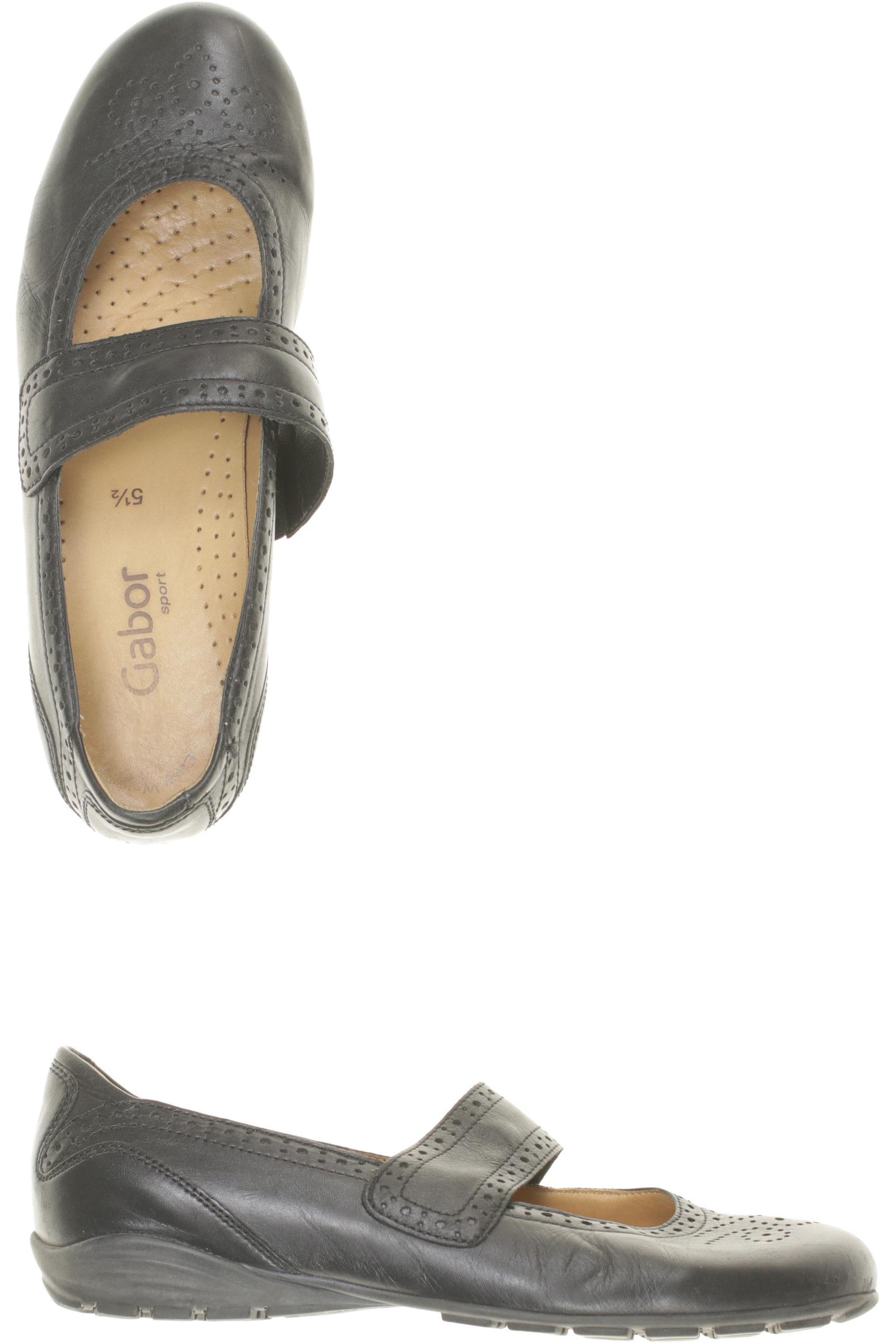 

Gabor Damen Ballerinas, schwarz, Gr. 5.5