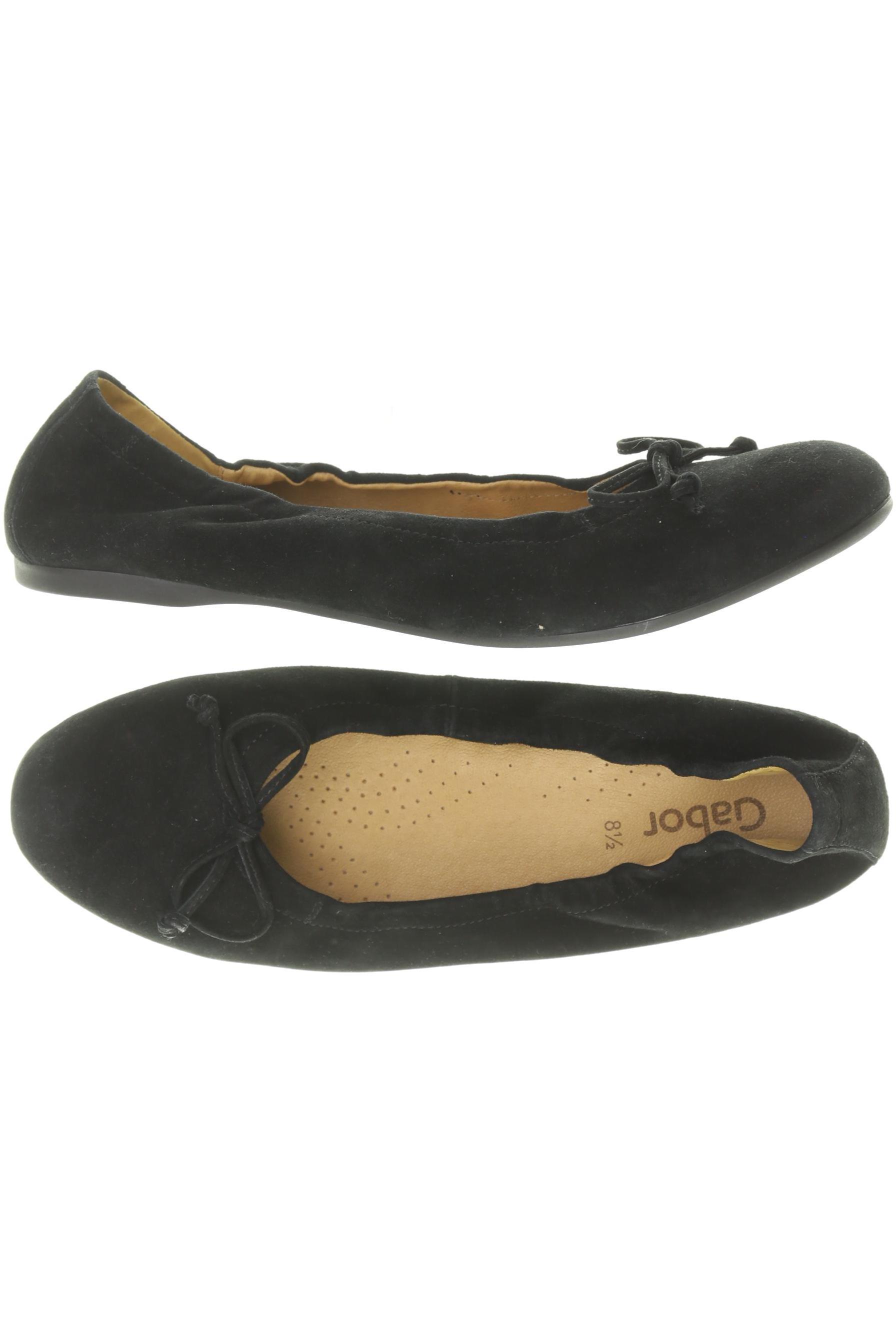 

Gabor Damen Ballerinas, schwarz, Gr. 8.5