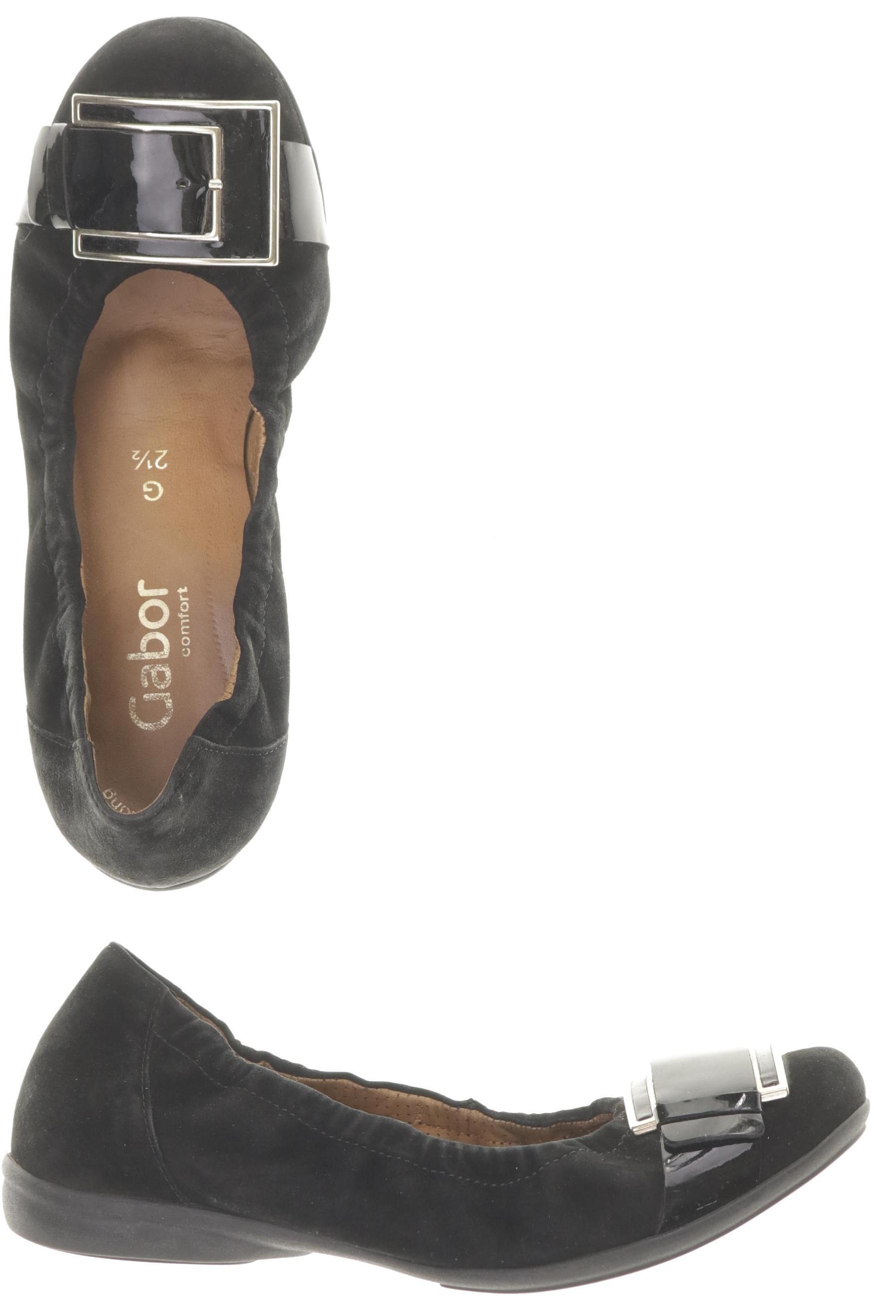 

Gabor Damen Ballerinas, schwarz, Gr. 2.5