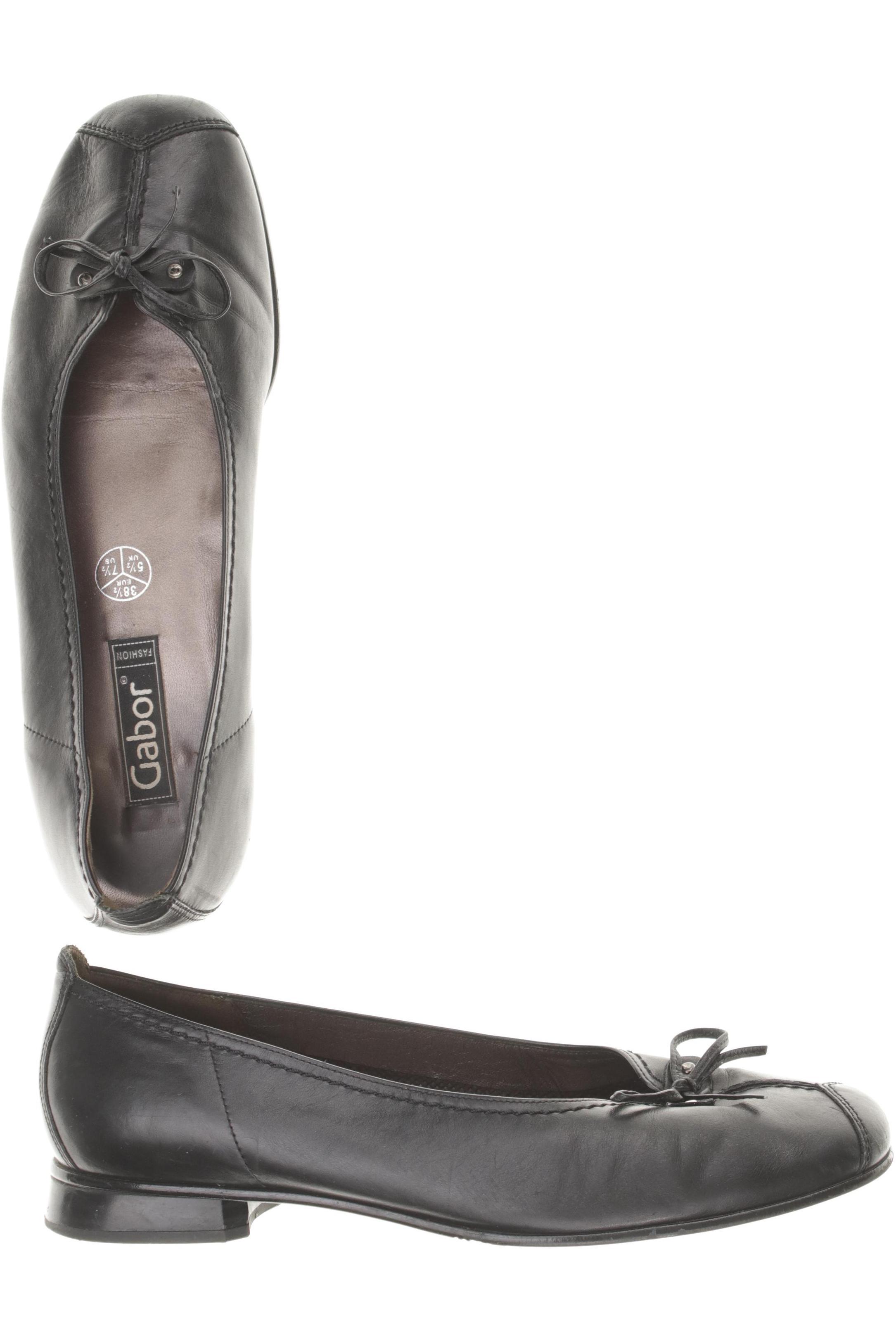 

Gabor Damen Ballerinas, schwarz, Gr. 5.5