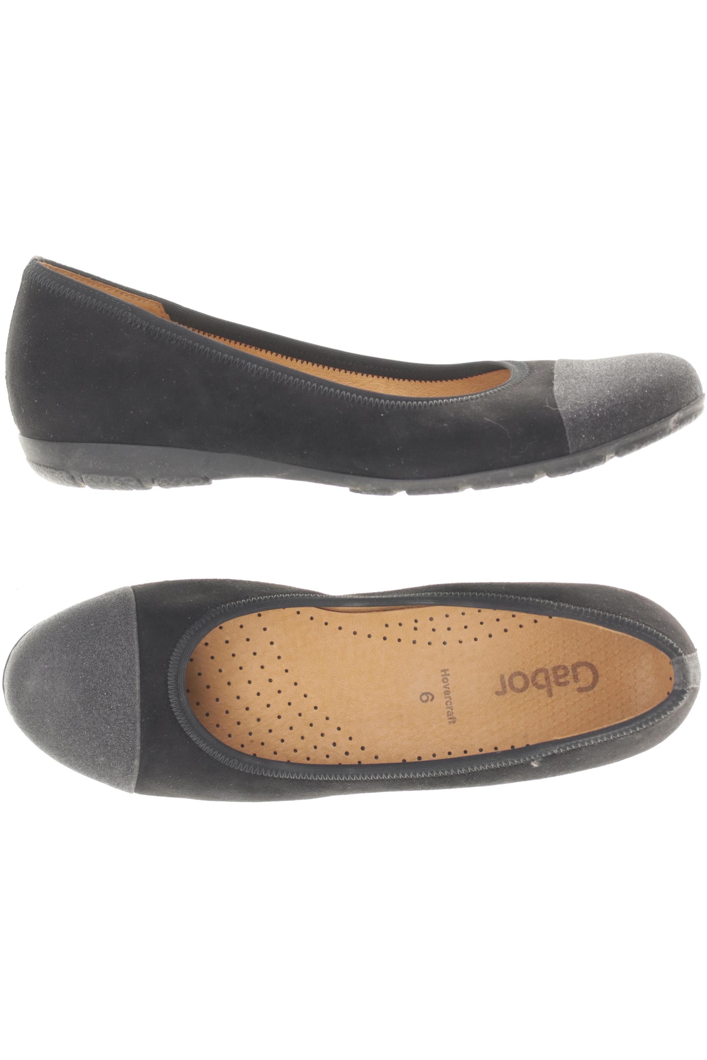 

Gabor Damen Ballerinas, schwarz, Gr. 6