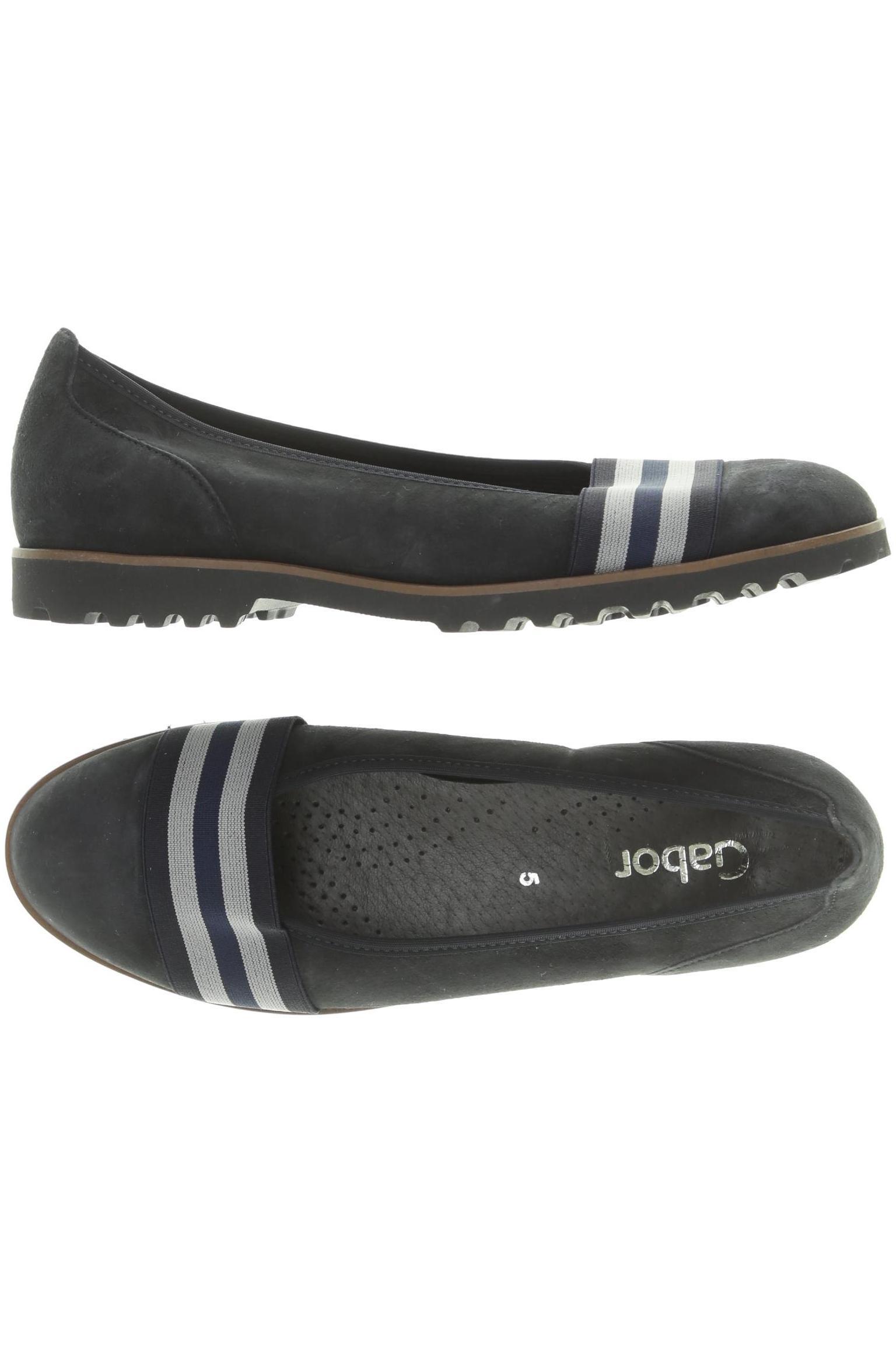 

Gabor Damen Ballerinas, blau, Gr. 5