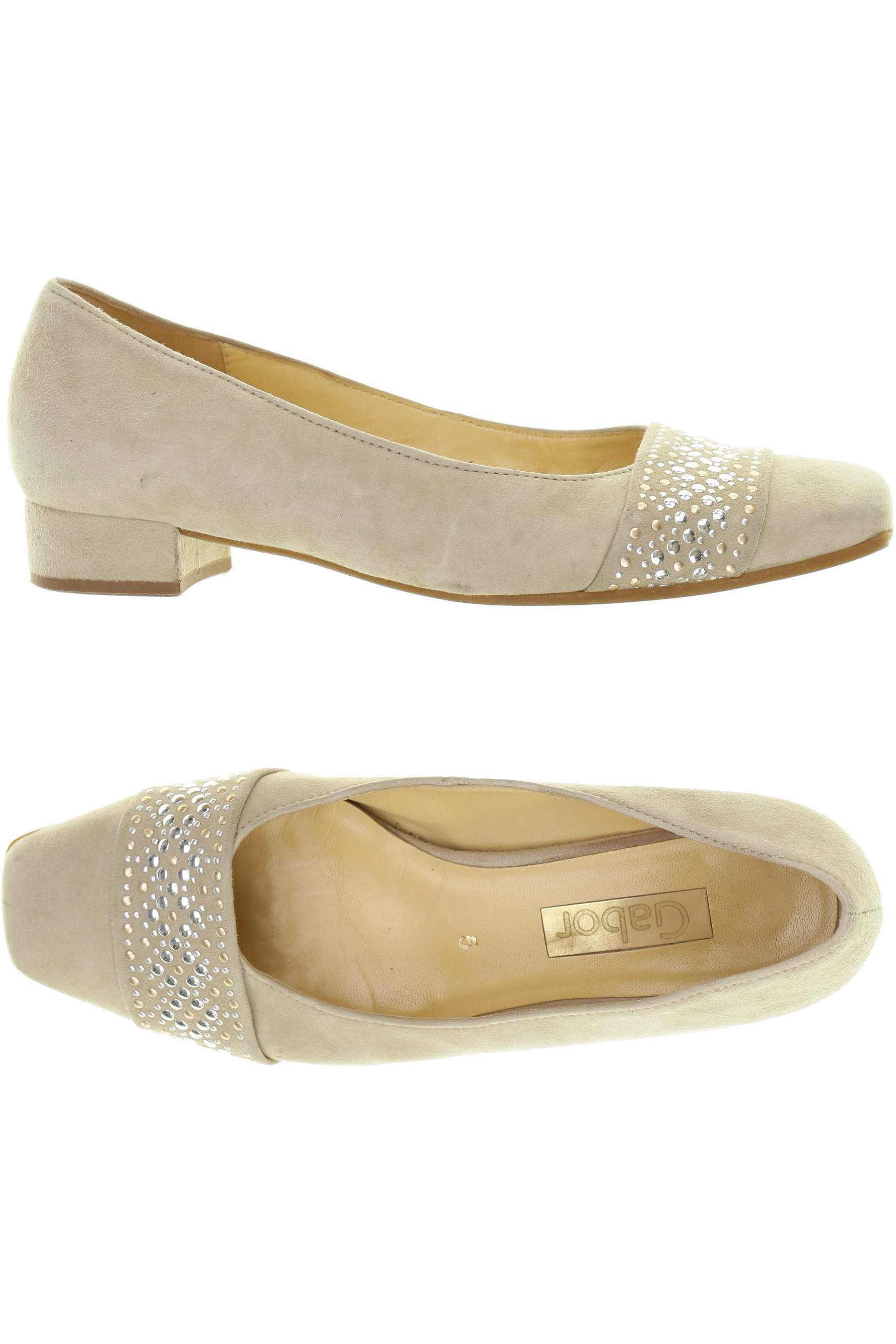 

Gabor Damen Pumps, beige, Gr. 5