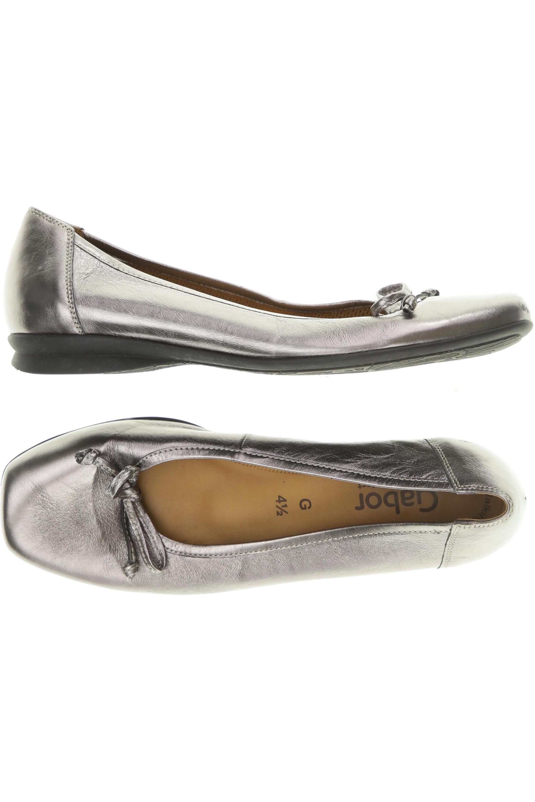 

Gabor Damen Ballerinas, silber, Gr. 4.5