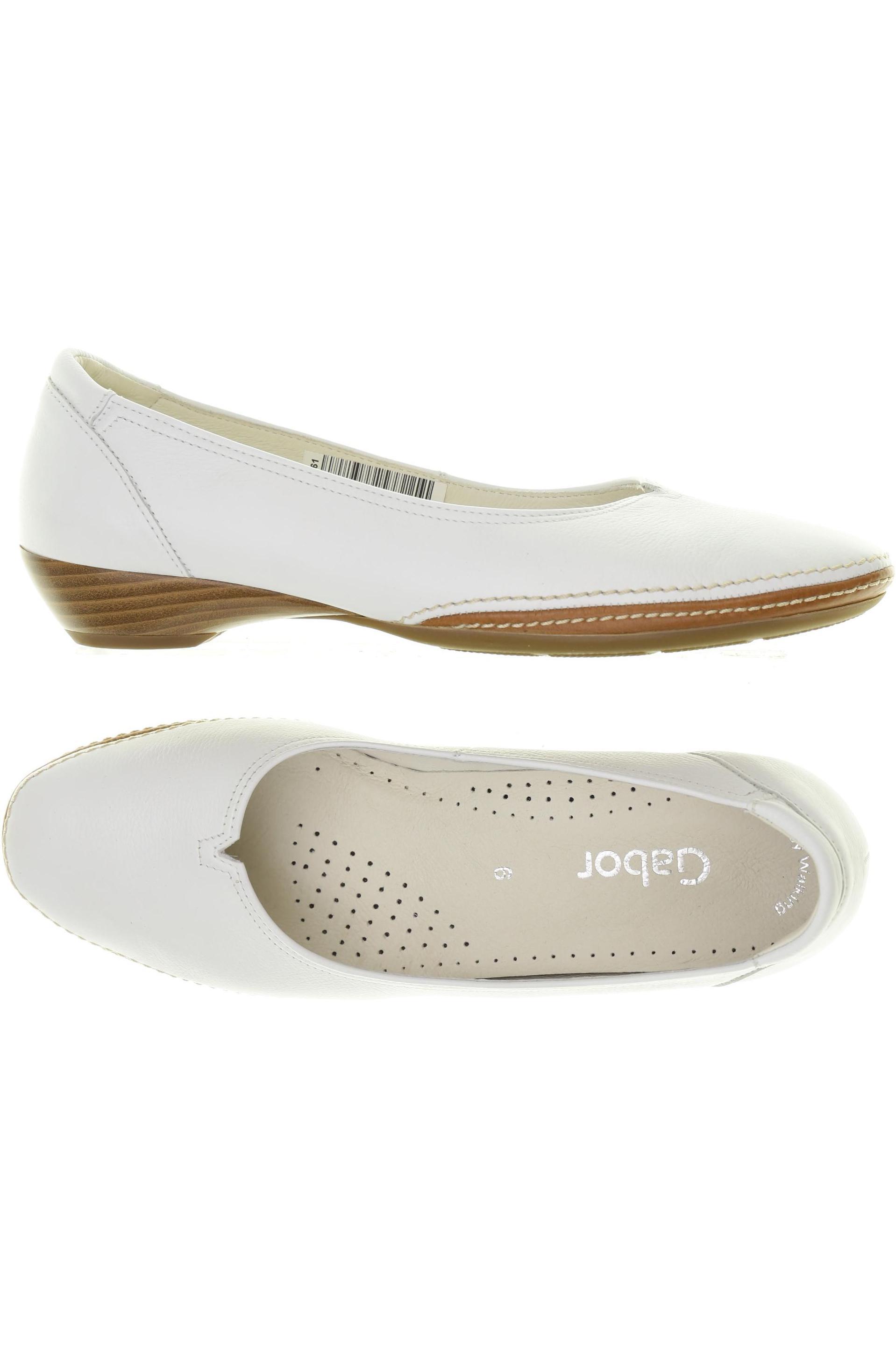 

Gabor Damen Ballerinas, weiß, Gr. 6