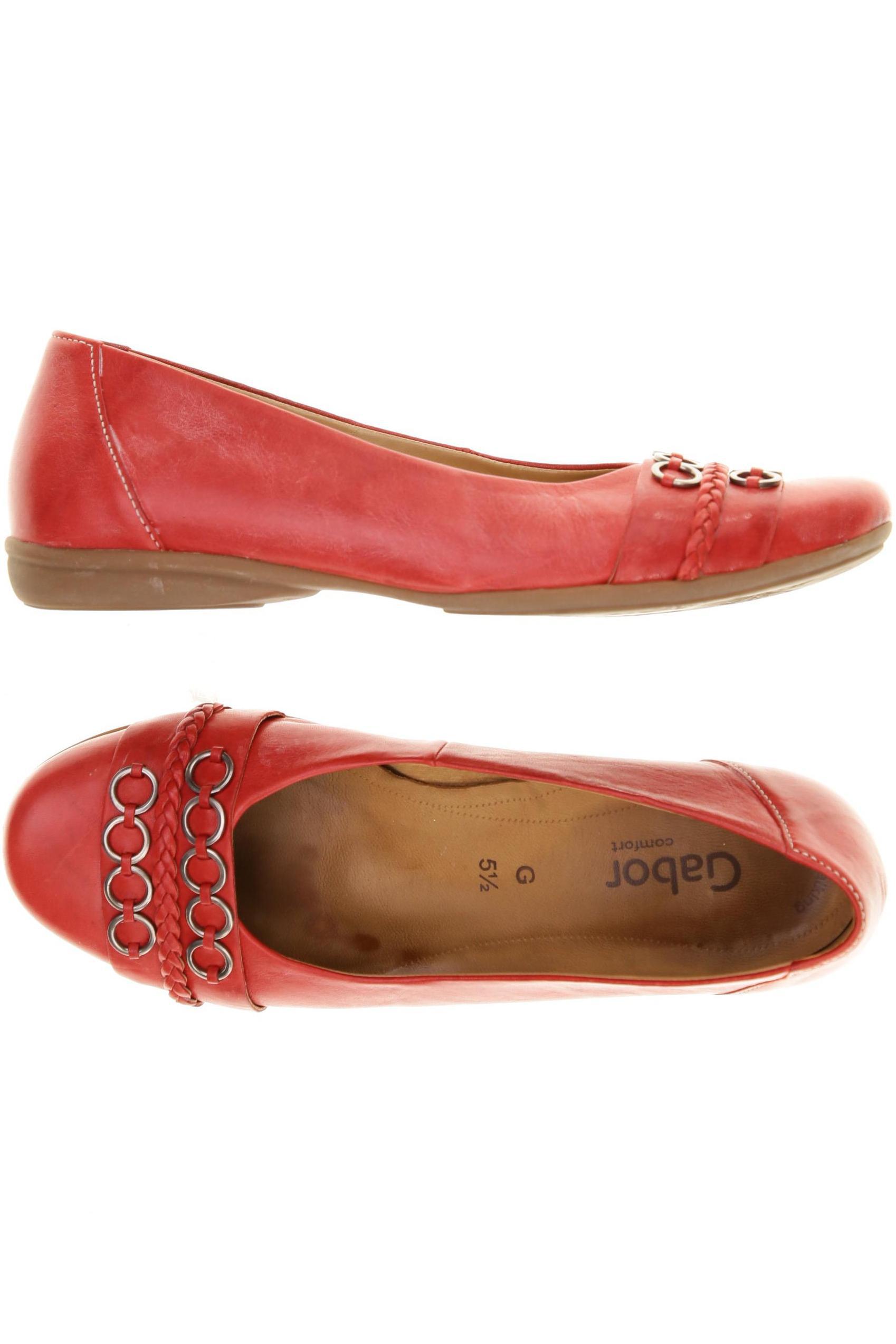 

Gabor Damen Ballerinas, rot, Gr. 5.5