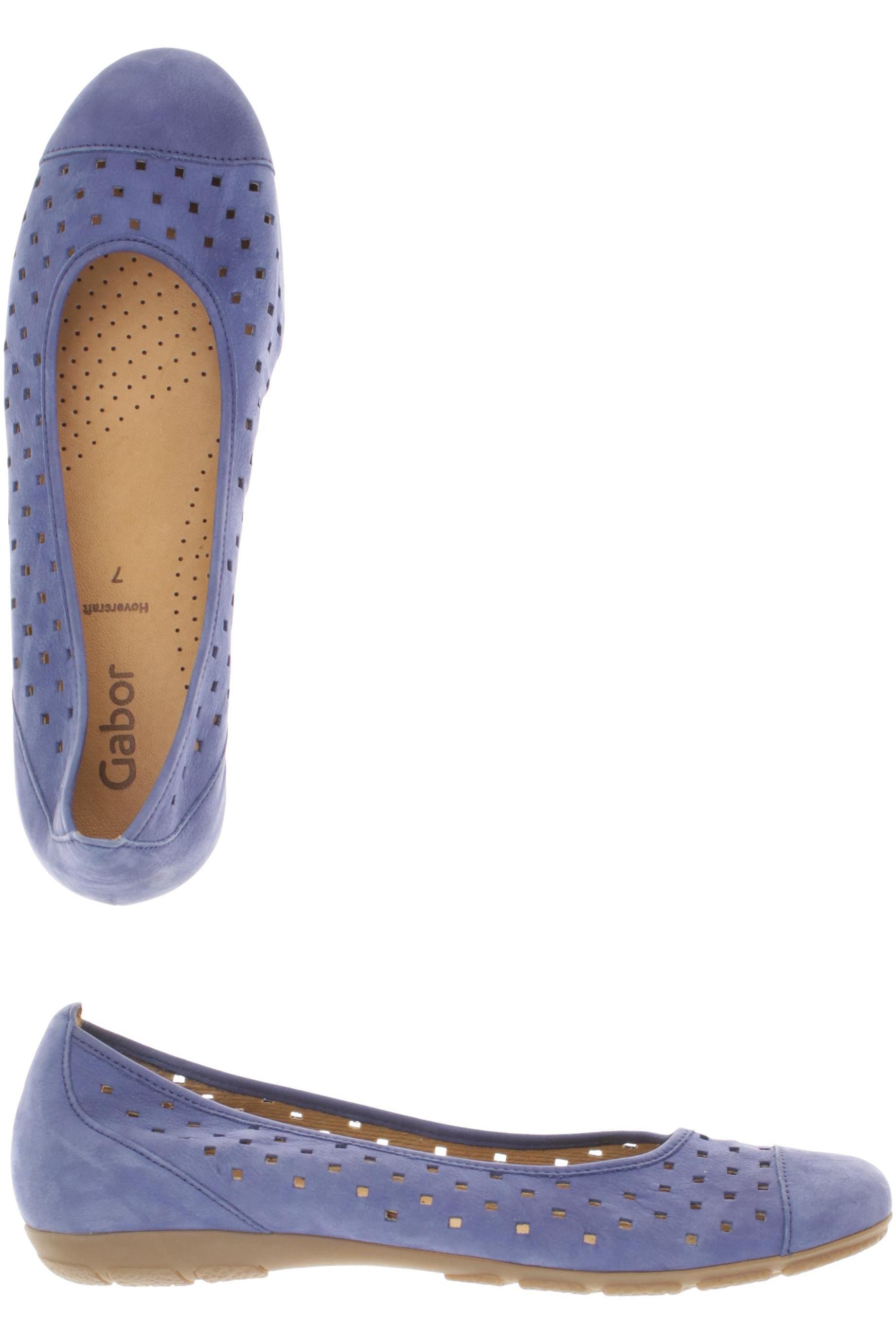 

Gabor Damen Ballerinas, blau, Gr. 7
