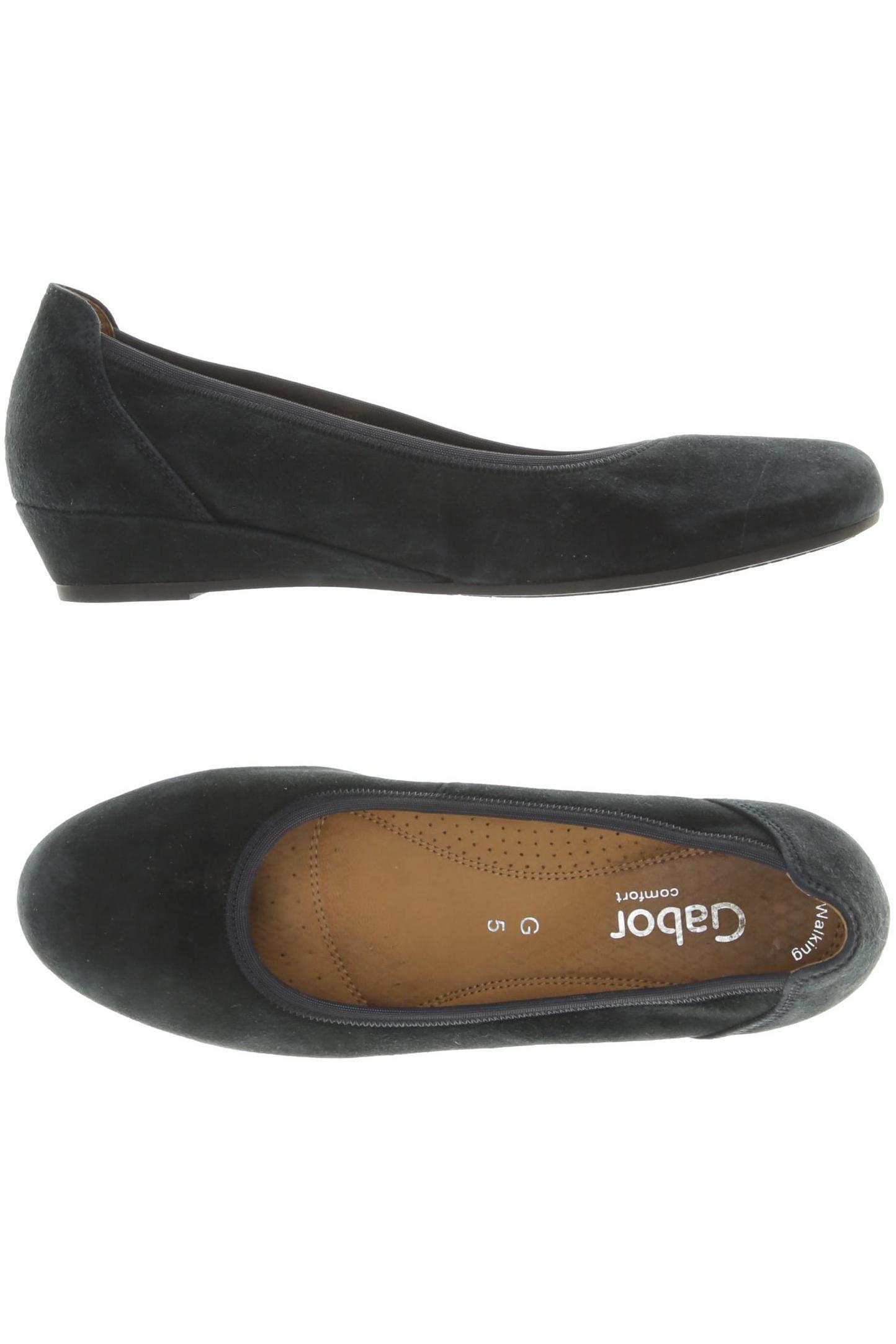 

Gabor Damen Ballerinas, blau, Gr. 5