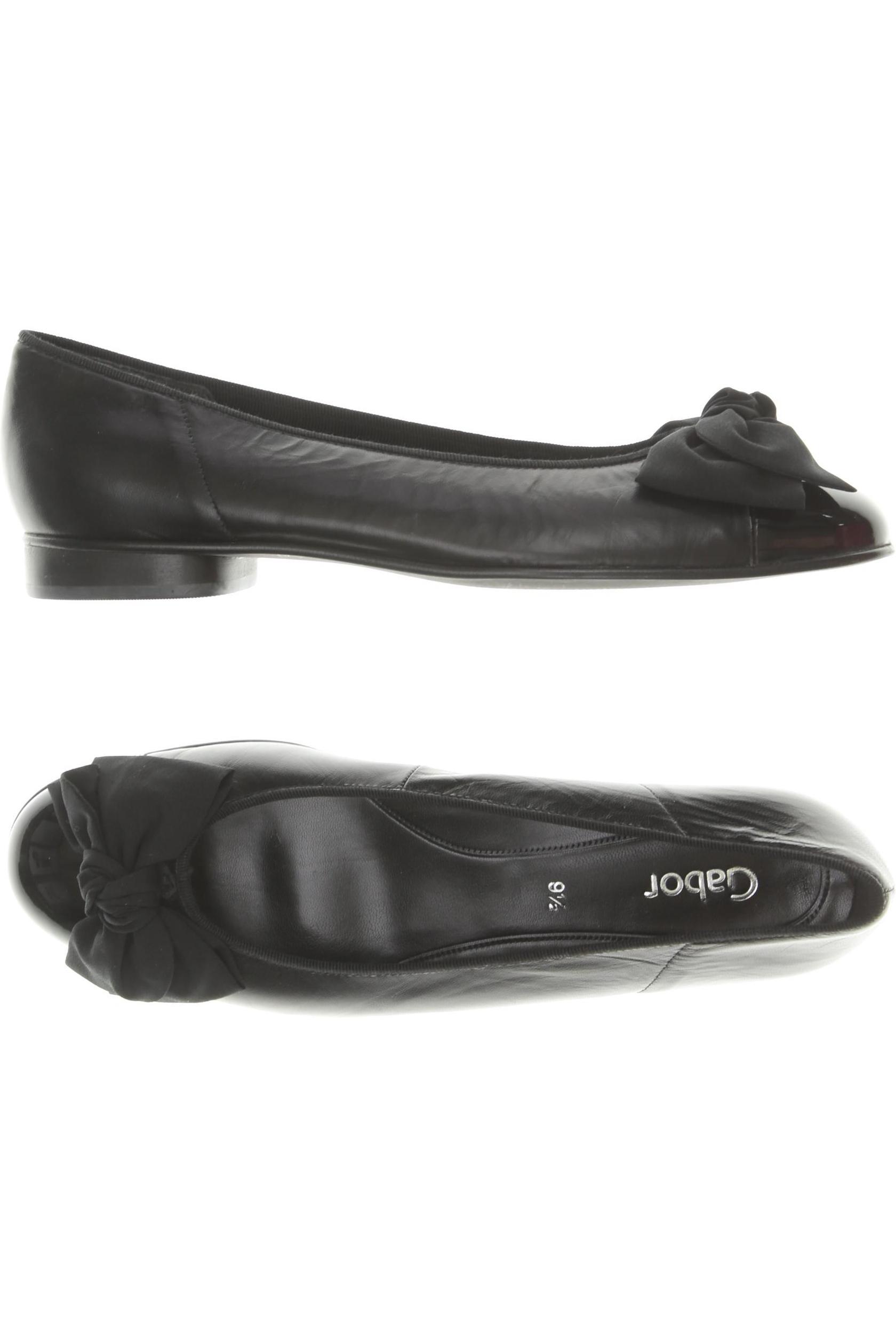 

Gabor Damen Ballerinas, schwarz, Gr. 9.5