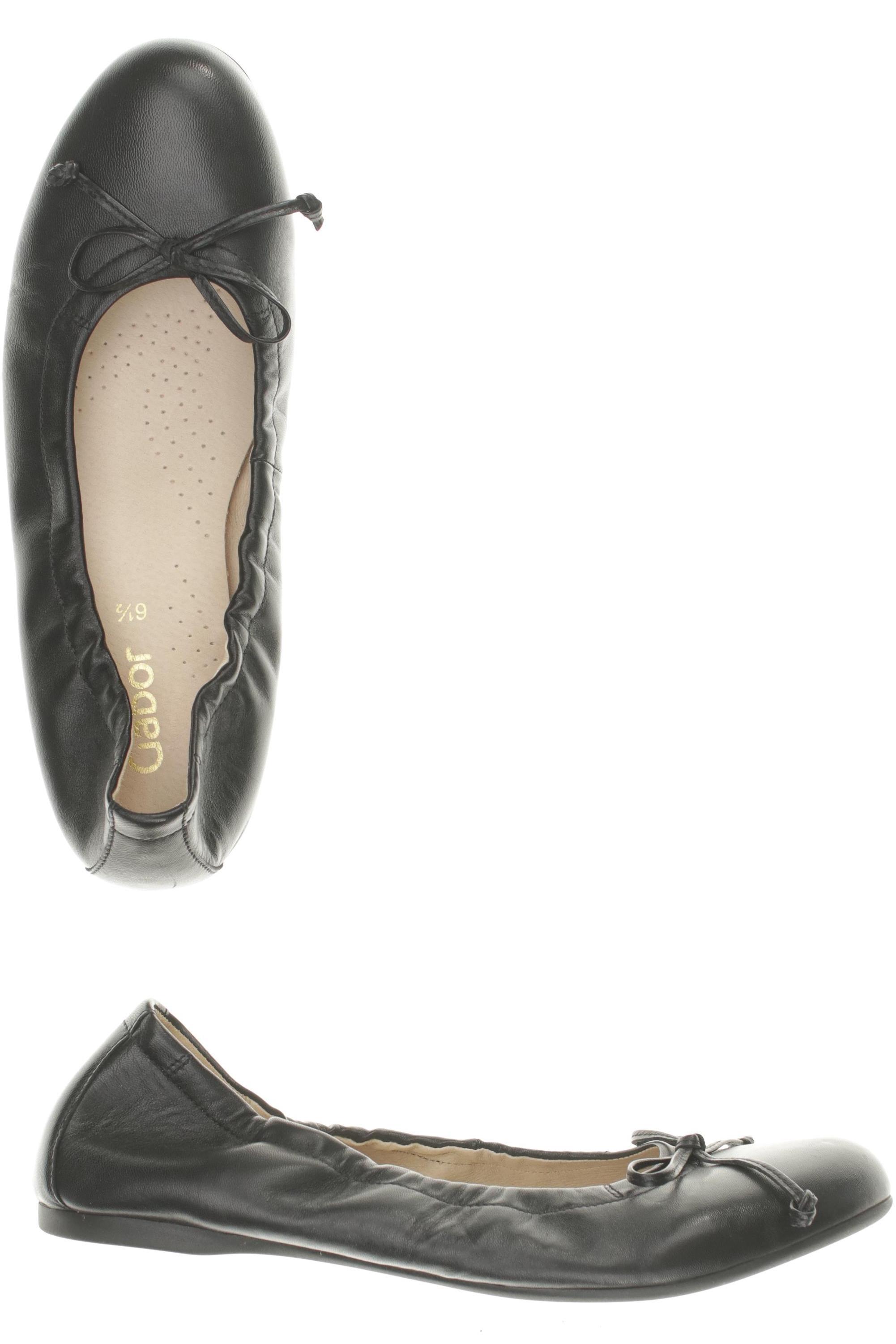 

Gabor Damen Ballerinas, schwarz, Gr. 6.5